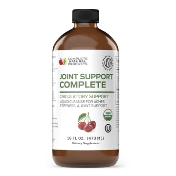 Complete Natural Products Joint Support Complete – 16 Fl Oz Organic Liquid Joint Supplement with Glucosamine Chondroitin MSM – Natural Uric Acid Cleanse & Herbal Joint Health Support for Mobility Complete Natural ProductsAu supplements
