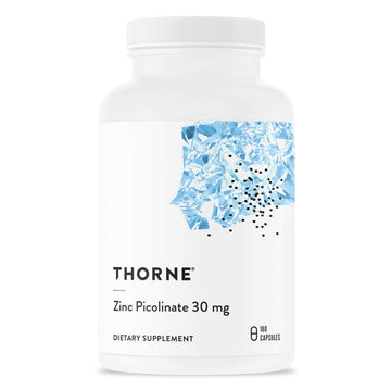 Thorne Zinc Picolinate 30 mg - Well-Absorbed Zinc Supplement for Growth and Immune THORNEUS supplements