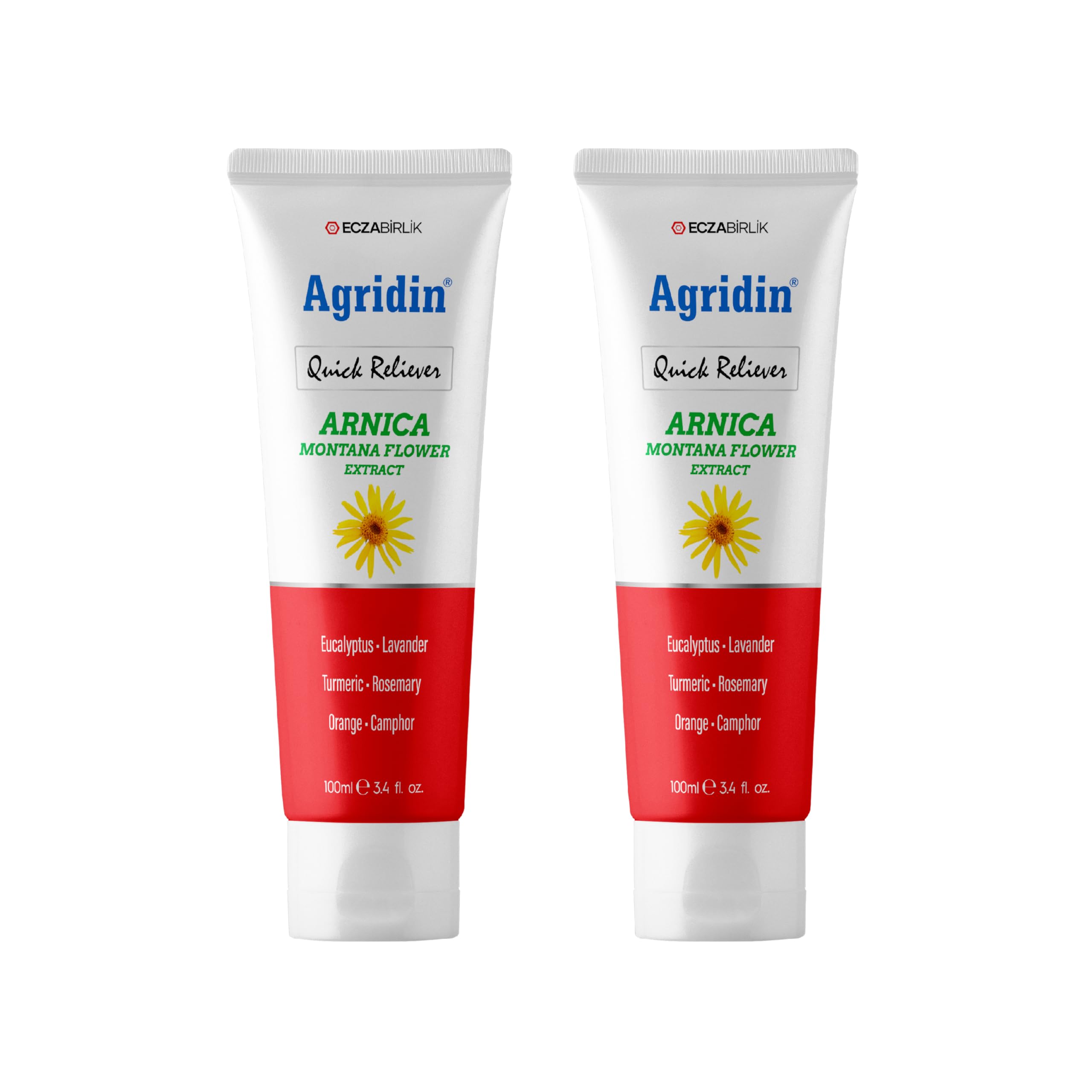 Agridin Arnica Pain Relief Cream for Joint & Muscle – Extra Strength Fast-Acting Formula – Targets Back, Knee, Neck, Hand, Foot Aches – Natural Massage Cream for Inflammation & Bruises AgridinAu supplements