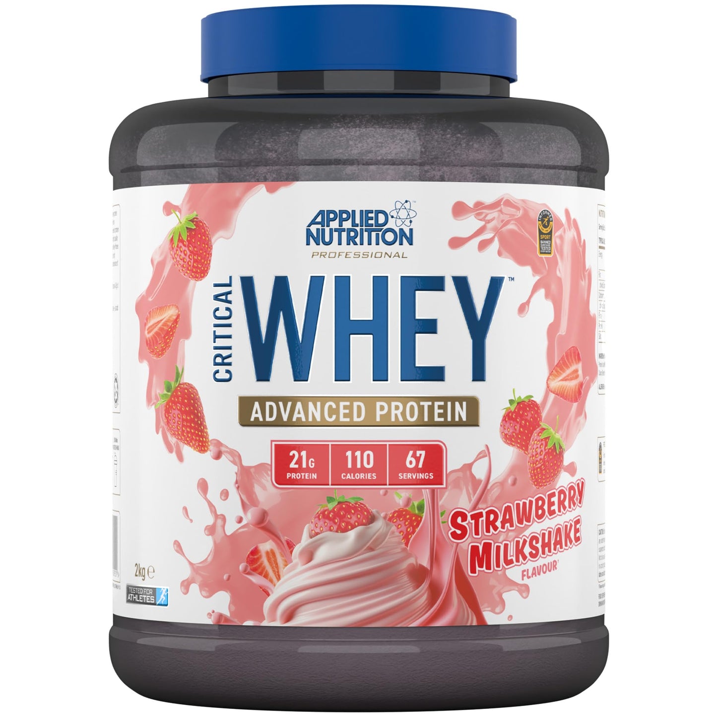 Applied Nutrition Critical Whey Protein Powder 2kg - High Protein Powder, Protein Milkshake Applied NutritionUS supplements