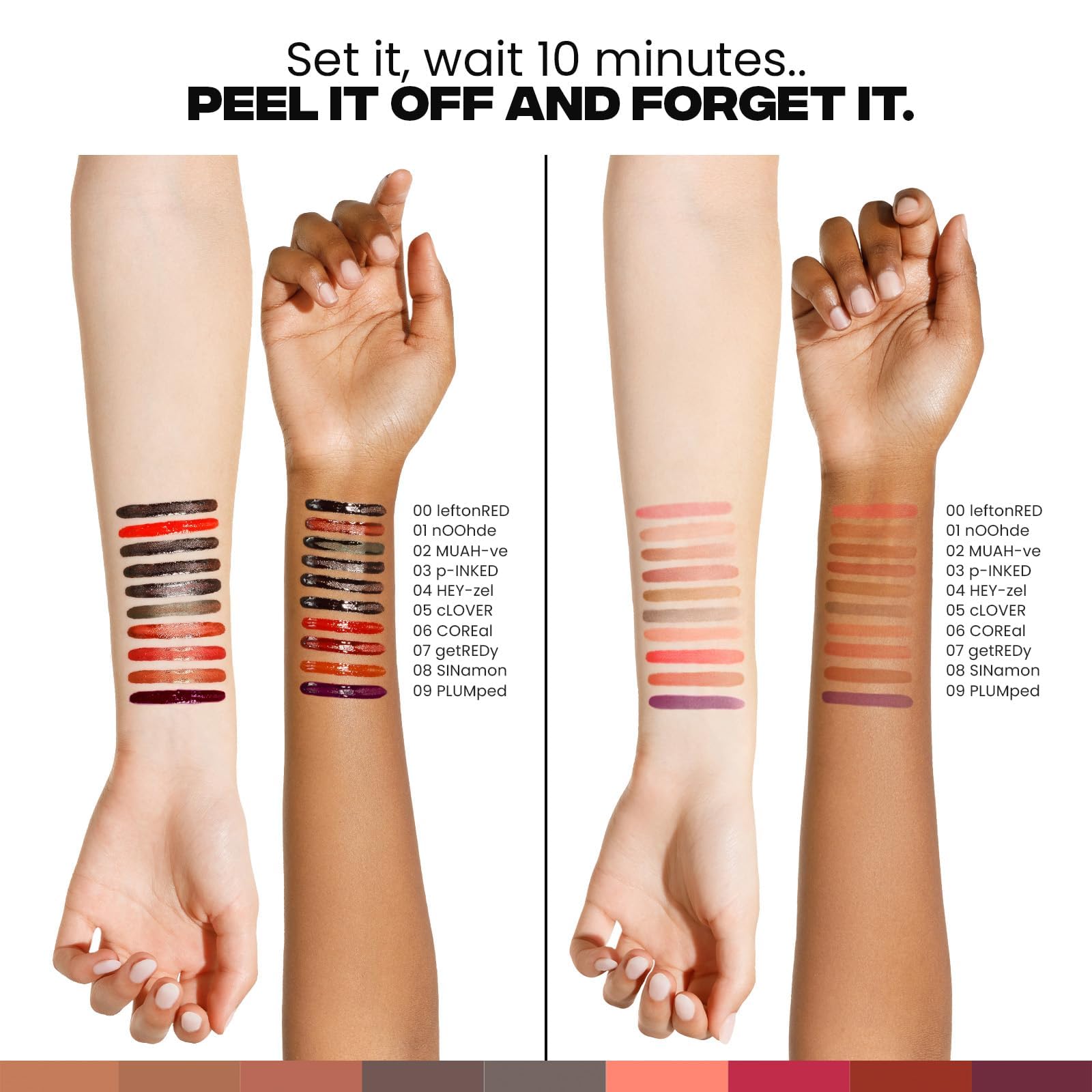 Sacheu Lip Liner STAY-N Peel Off Lip Stain — Long Lasting Waterproof Lip Tint with Hyaluronic Acid & Vitamin E — Transfer Proof Matte Finish, Vegan & Cruelty-Free (p-INKED) SacheuAu supplements
