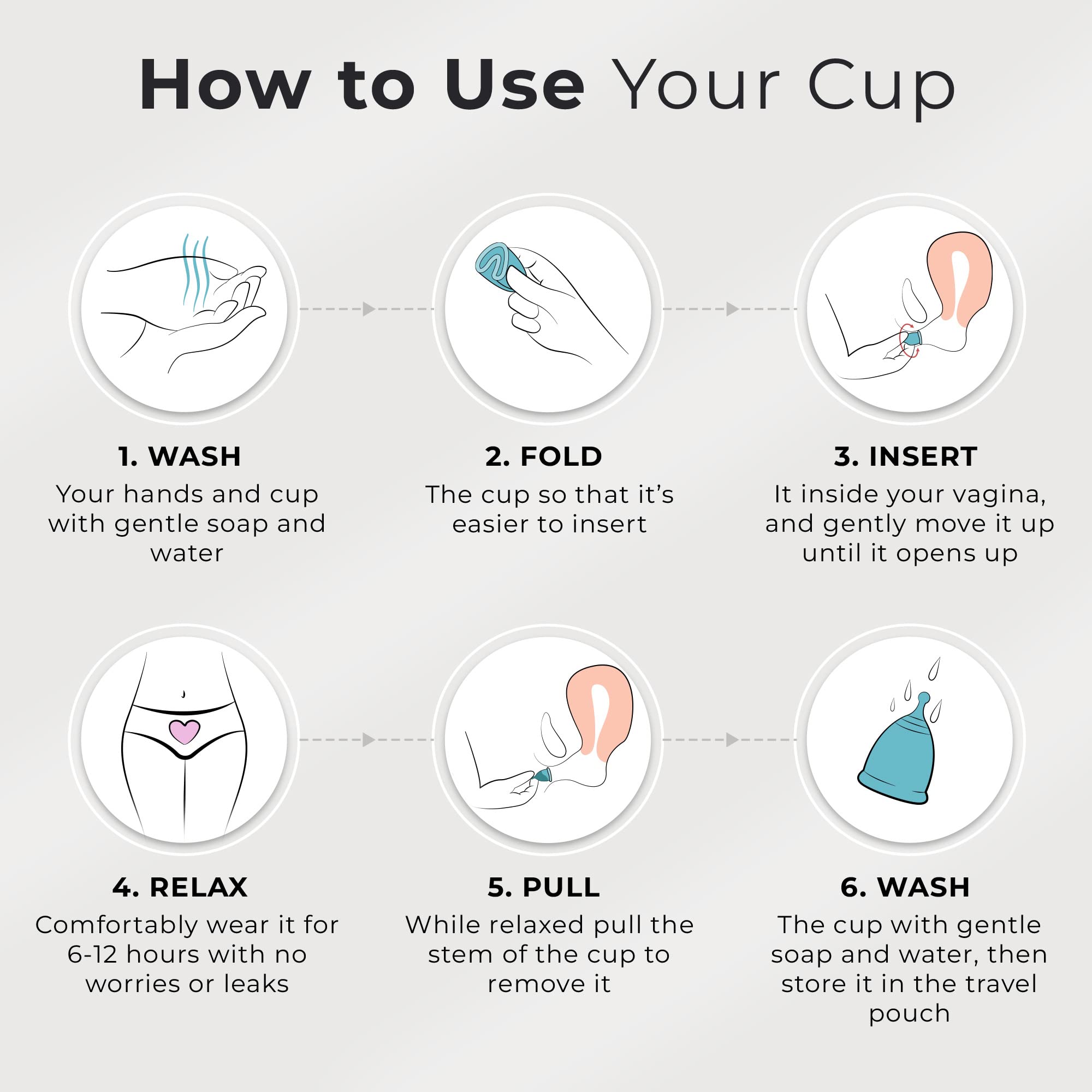 EcoBlossom Reusable Menstrual Cup Set - The Most Reliable Medical Grade Silicone Period Cups EcoBlossomAu supplements