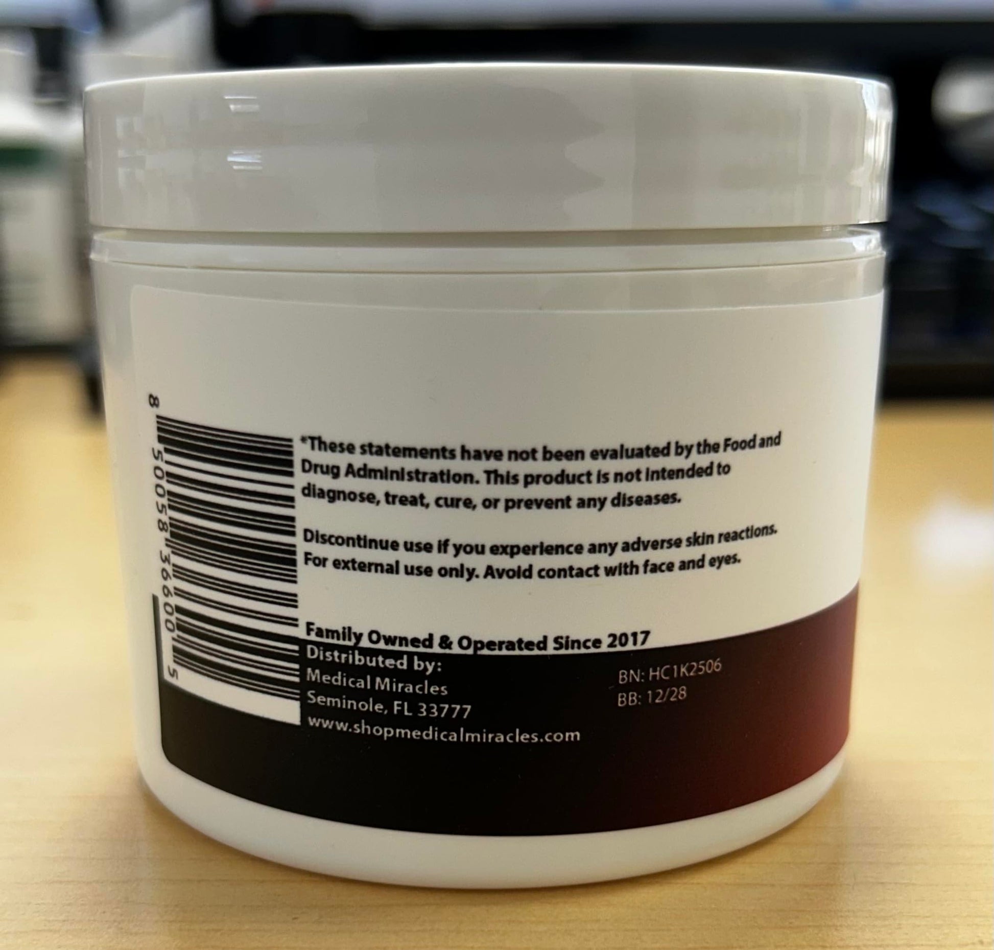 Medical Miracles Hemp Cream - Ideal for Hips, Joints, Neck, Back, Elbows, Fingers, Hands, and Knees (1000mg) Now NEW 4OZ Size Medical MiraclesAu supplements