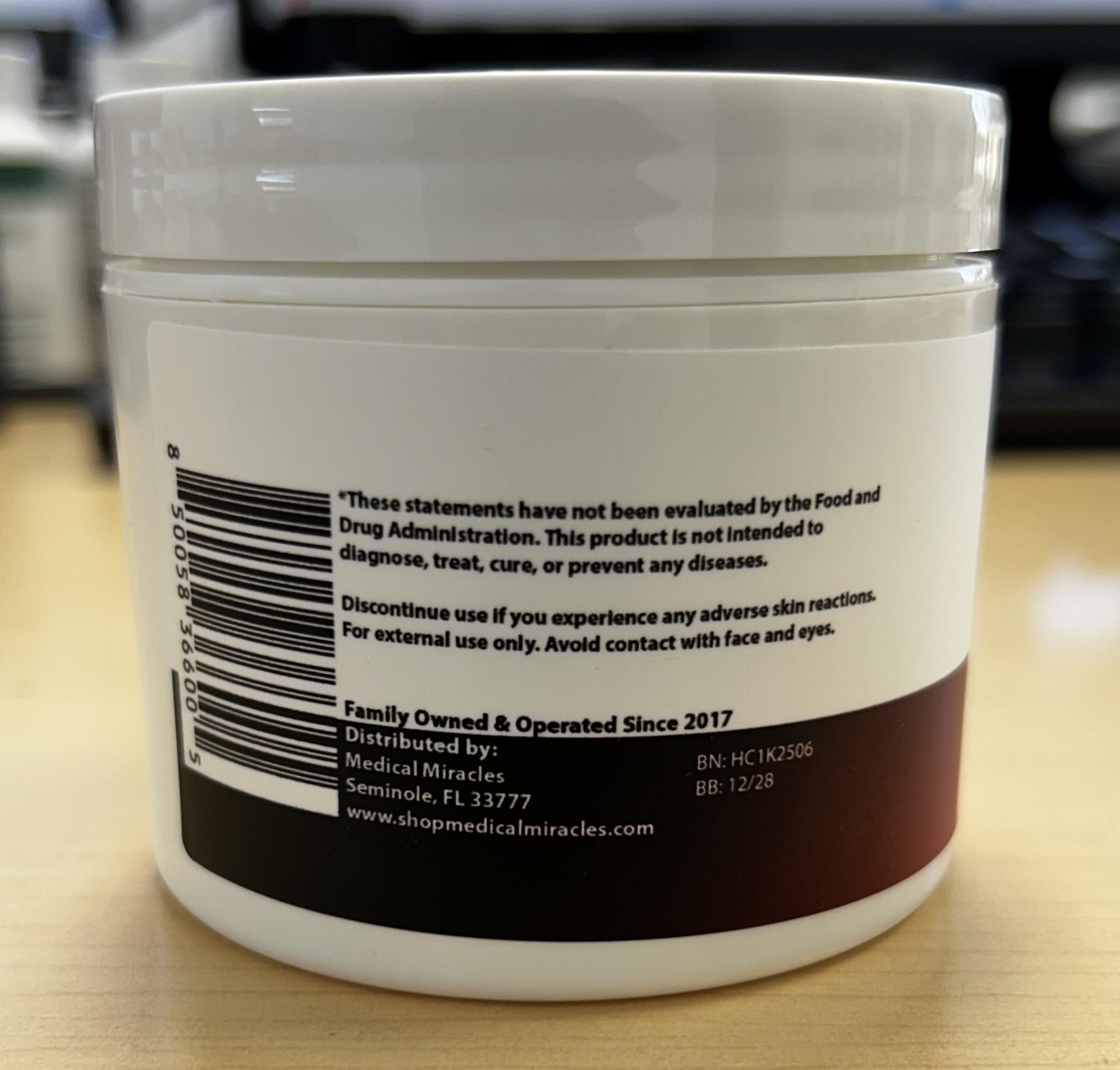Medical Miracles Hemp Cream - Ideal for Hips, Joints, Neck, Back, Elbows, Fingers, Hands, and Knees (1000mg) Now NEW 4OZ Size Medical MiraclesAu supplements