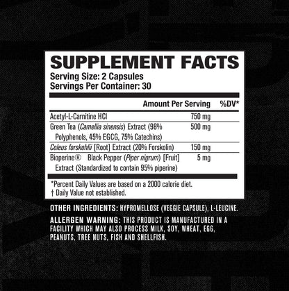 Lean-XT Caffeine Free Fat Burner - Non Stim Weight Loss Supplement, Appetite Suppressant Jacked FactoryUS supplements