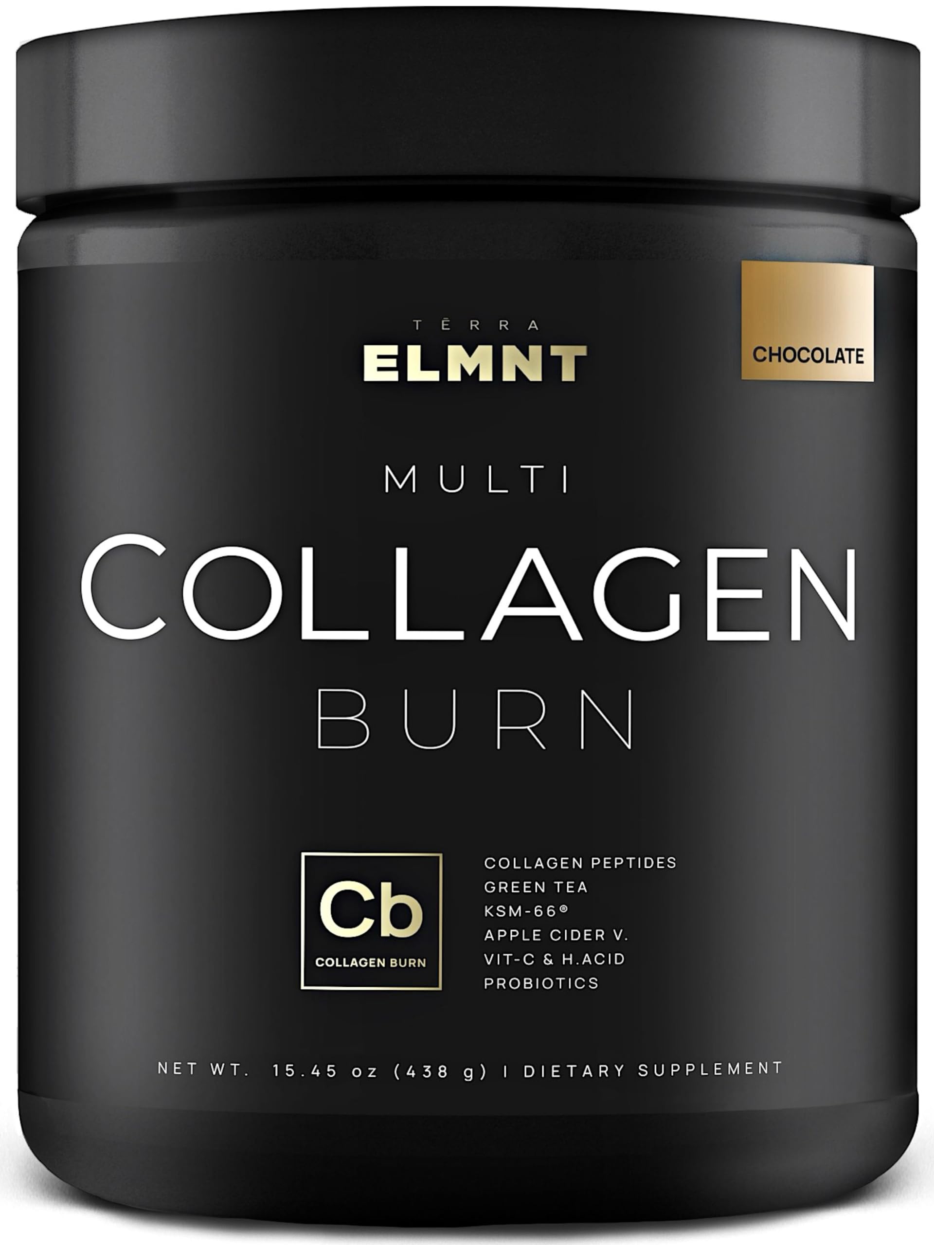 TERRA ELMNT Premium Chocolate Multi Collagen Powder for Women Weight Management TERRA ELMNTUS supplements