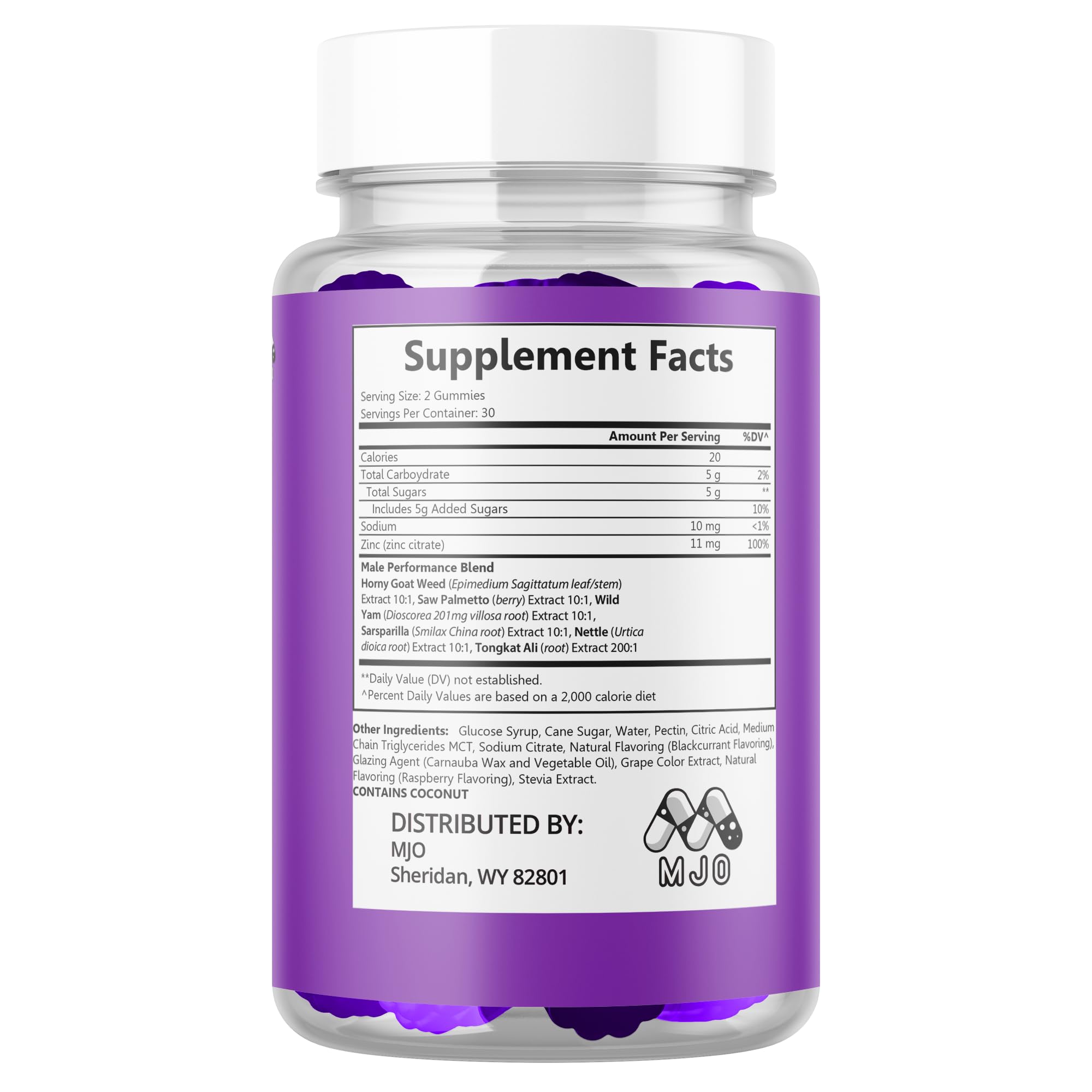 Zanari Gummies, Official Zanari Gummys for Men with All Natural Ingredients, Advanced Formula for Optimal Health & Total Wellness Support with Maximum Strength Active Lifestyle Vitamins (60 Gummies) MJOAu supplements
