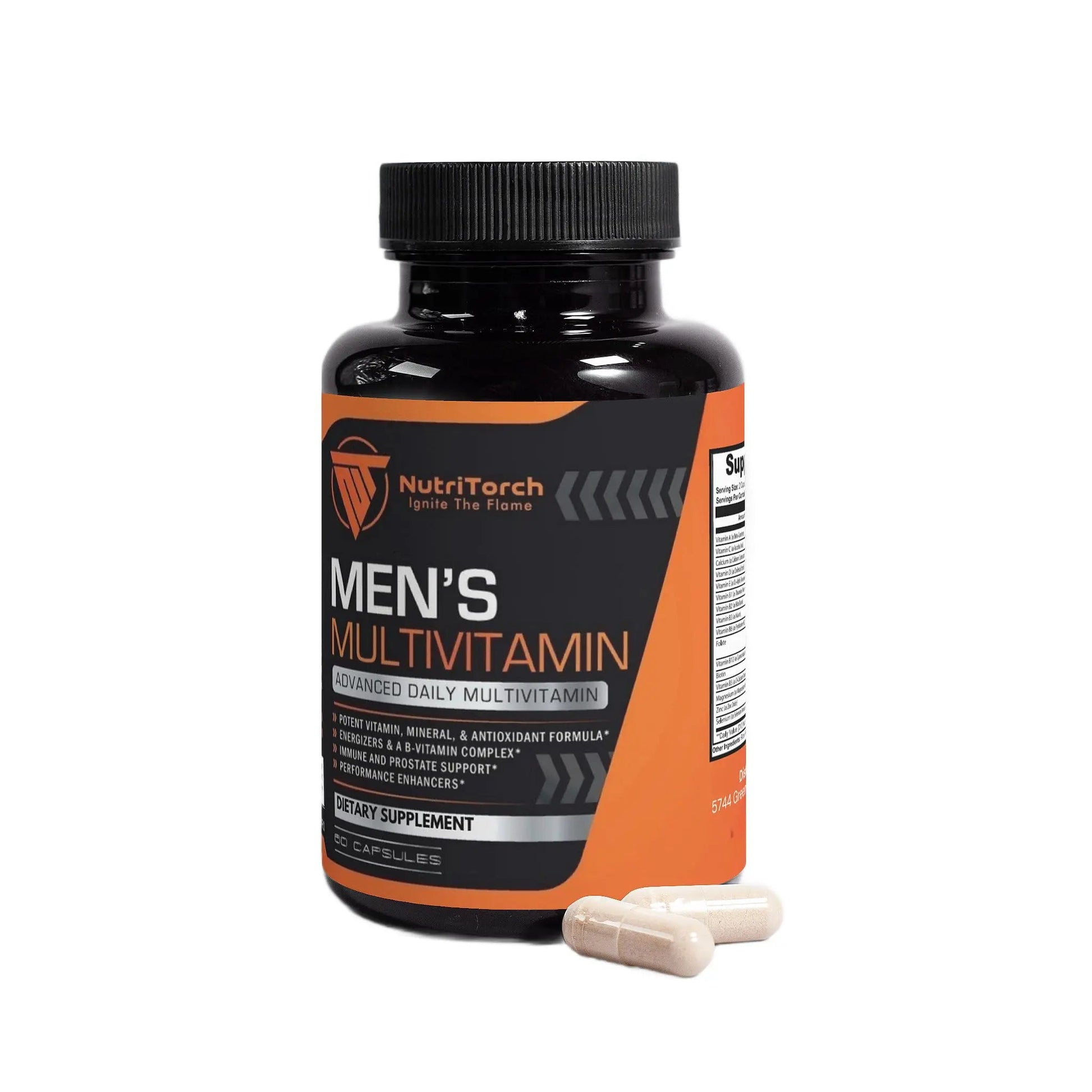 NutriTorch Multivitamin for Men – Adult Dietary Supplement with Vitamins A, C & D, Minerals & Antioxidants for Immune Support, Increased Energy NutriTorchAu supplements