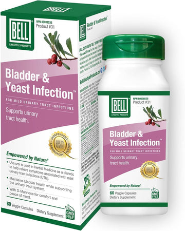 Bell Lifestyle Products Bladder Health and Yeast Balance - 60 Capsules BellAu supplements