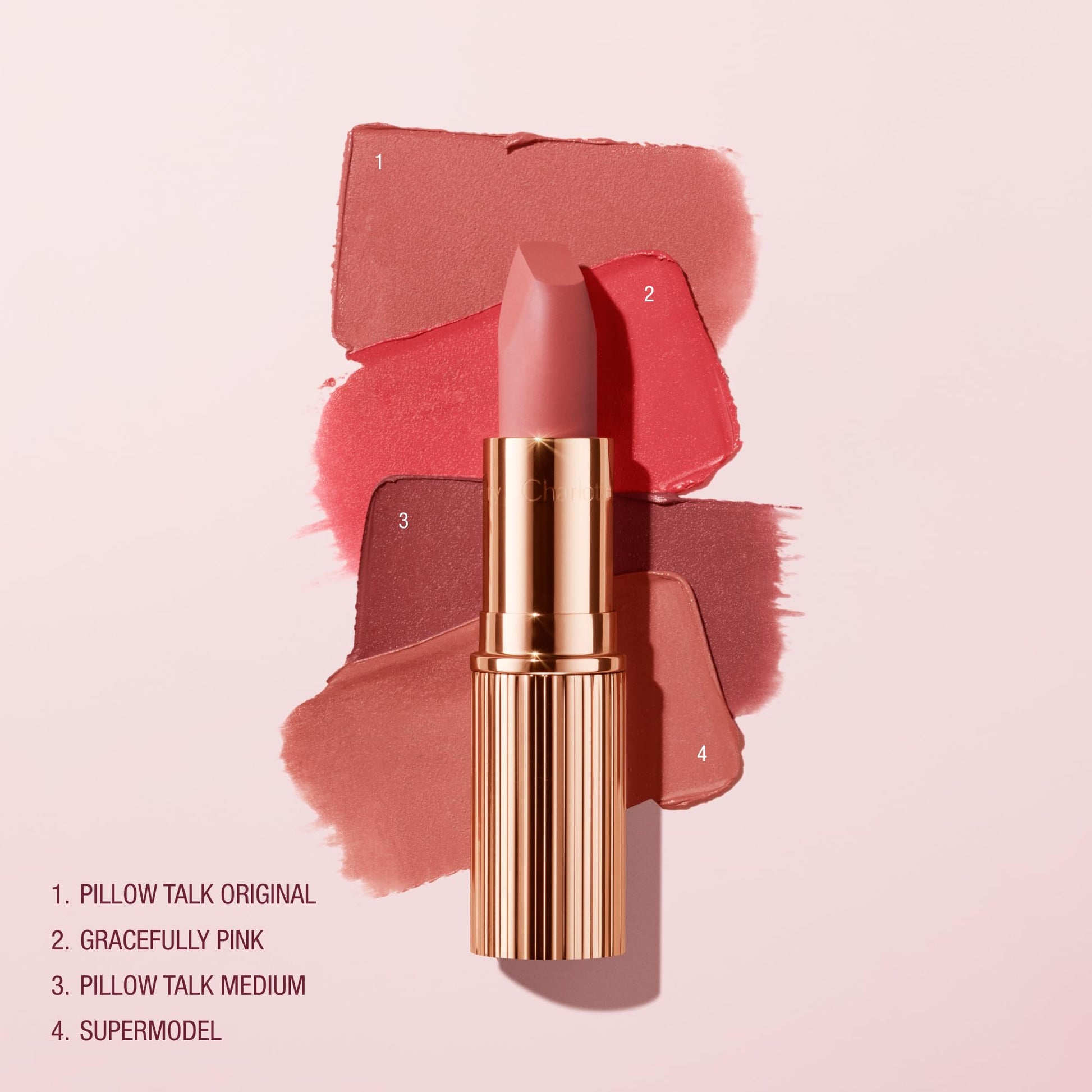 Charlotte Tilbury Matte Revolution Lipstick - Long Lasting, Matte Lipstick with Buildable Color & Lip-Loving Ingredients - Creamy, Easy to Blend Formula - Pillow Talk Original Charlotte TilburyAu supplements