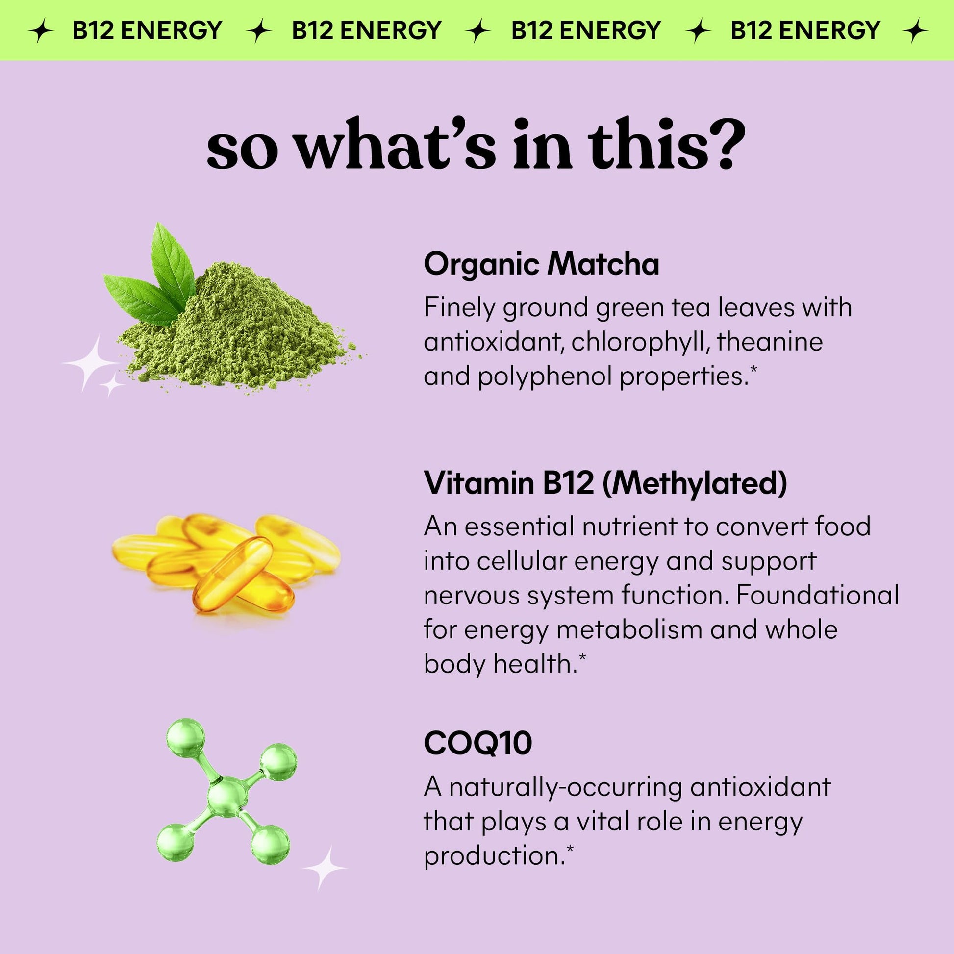 Lemme Matcha Superfood Energy Gummies with Organic Matcha Green Tea, Vitamin B12 LemmeAu supplements