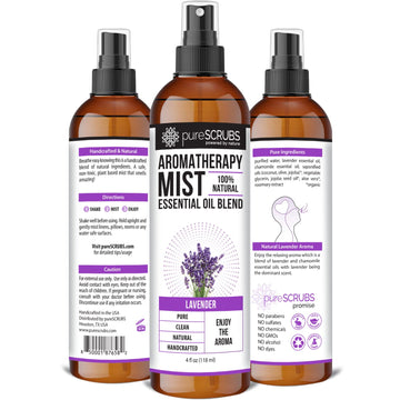 Shake, Mist & Enjoy - pureSCRUBS Premium Lavender Aromatherapy Spray Mist for Room, Body, Linens pureSCRUBSAu supplements