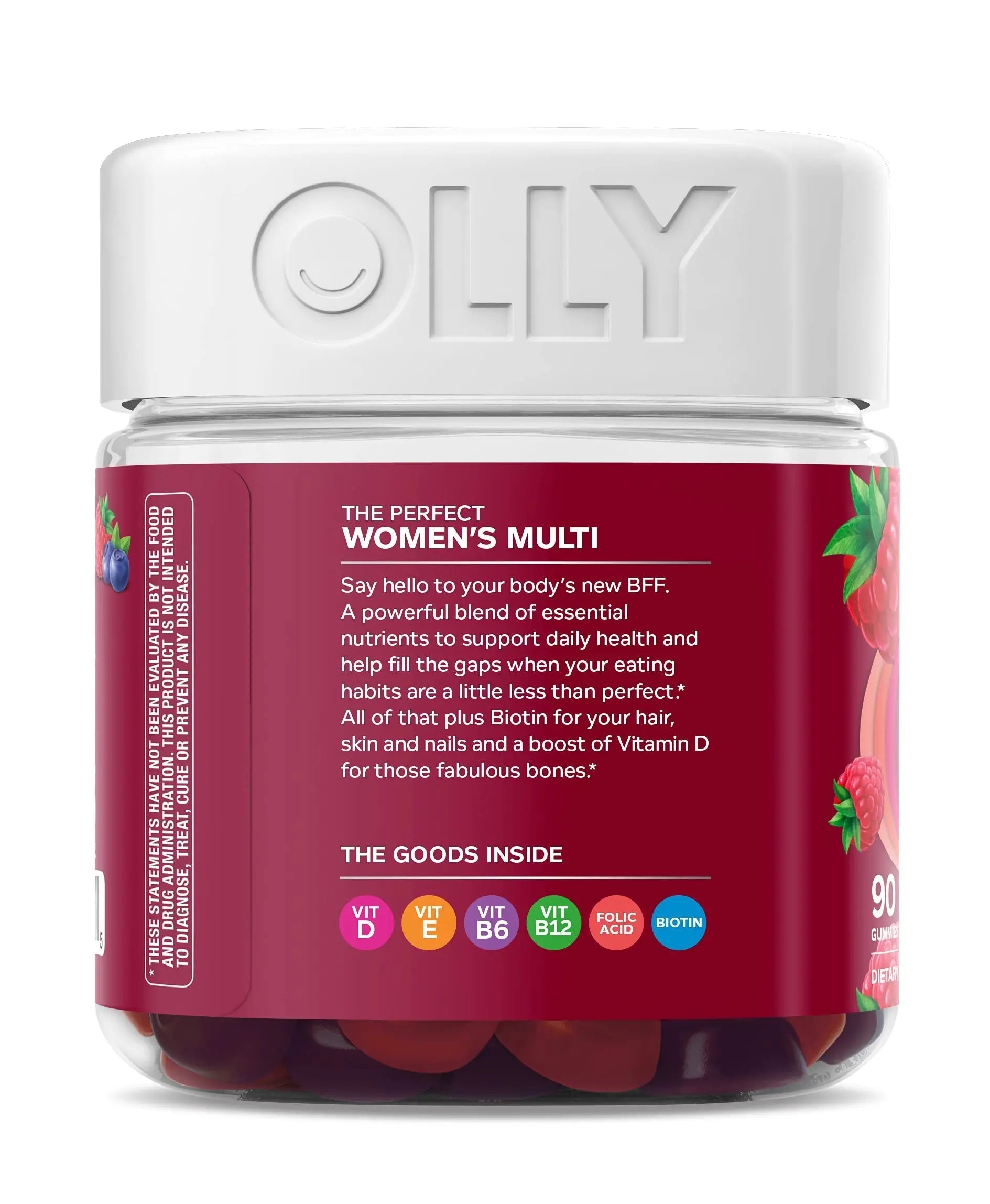 OLLY Gift, Family 2 Pack: Women's Multivitamin Gummy (90 Count), Kids Multivitamin + Probiotic Gummy (70 Count), Vitamins A, D, C, E, B, Chewable Supplement OLLYAu supplements