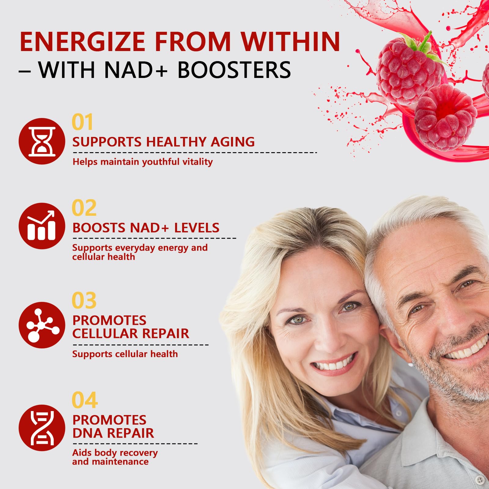 Buporai NAD Supplement 1000 mg Liquid Packets - NAD Supplements for Women & Men with Nicotinamide Riboside, Resveratrol, PQQ, Quercetin - NMNH Supplement Alternative for Anti-Aging, Energy-30 Packets BuporaiAu supplements