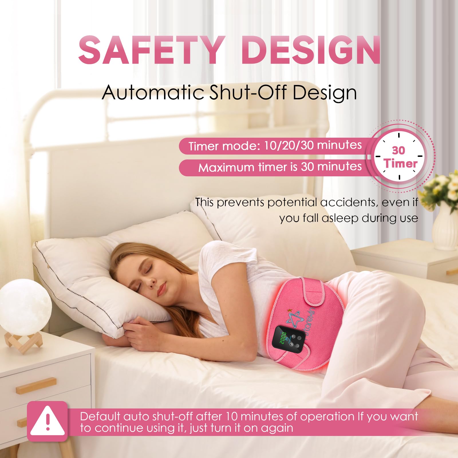 Red Light Therapy Belt Pad: Near Infrared Lamp Pain Relief 156 LEDs Wrap Body Heating Pads AstarexinAu supplements