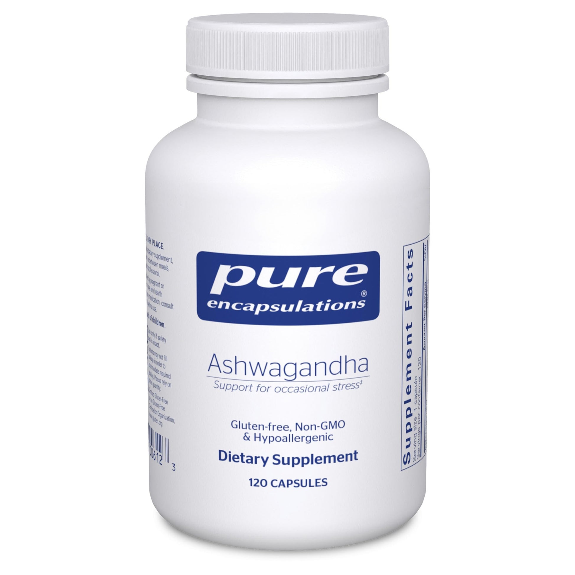 Pure Encapsulations Ashwagandha - 500 mg Ashwagandha Extract - Metabolism & Stress Support - Immune Support - GMO Free & Vegan - 120 Capsules Pure EncapsulationsAu supplements