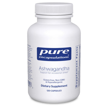 Pure Encapsulations Ashwagandha - 500 mg Ashwagandha Extract - Metabolism & Stress Support - Immune Support - GMO Free & Vegan - 120 Capsules Pure EncapsulationsAu supplements