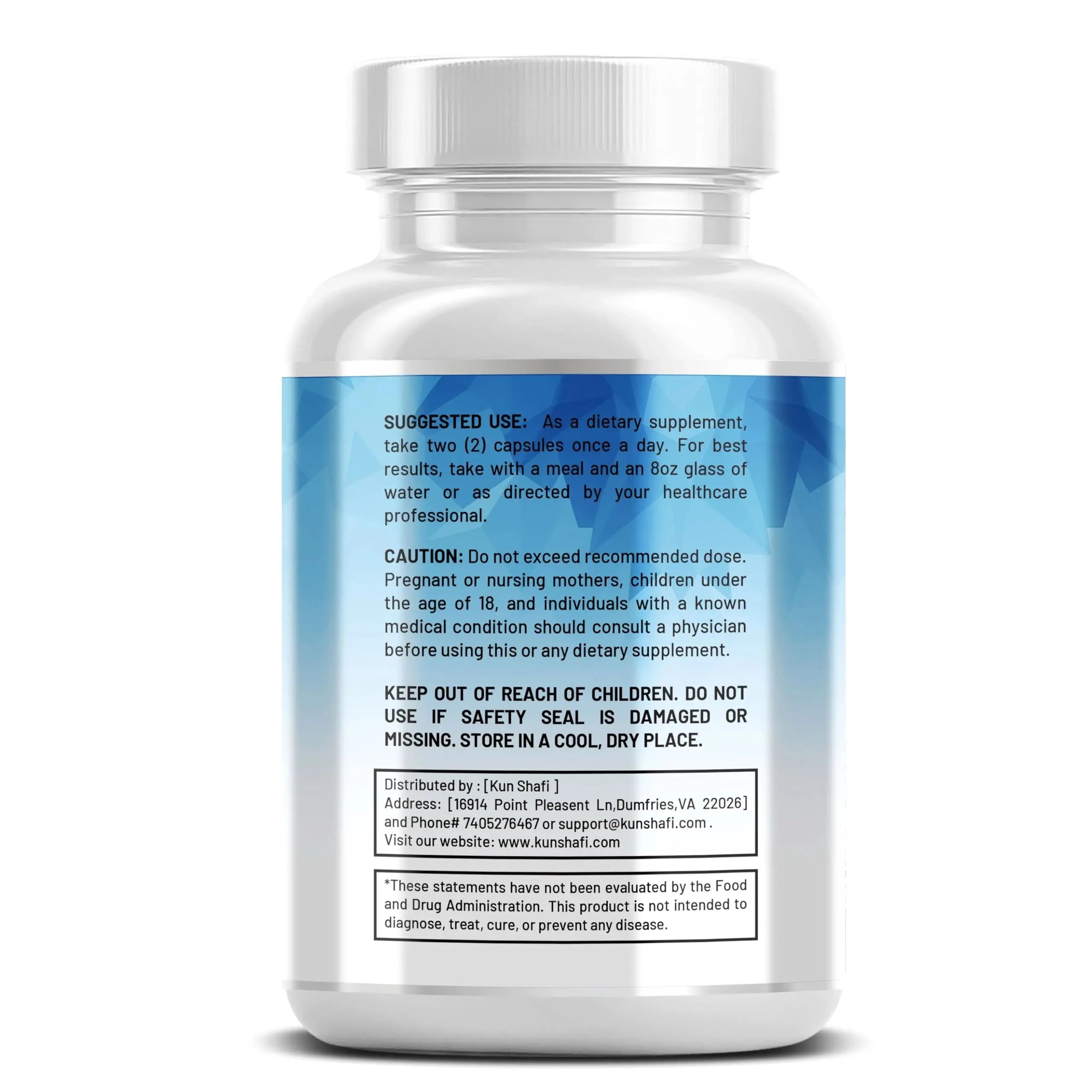 Kun Shafi Sea Moss Complex – with Black Seed Oil, Shilajit, Amla, Moringa, Turmeric, Ashwagandha & Burdock – Enriched with Vitamin C, D3, Chlorophyll, Manuka & Ginger – 60 Capsules Kun Shafinz supplements