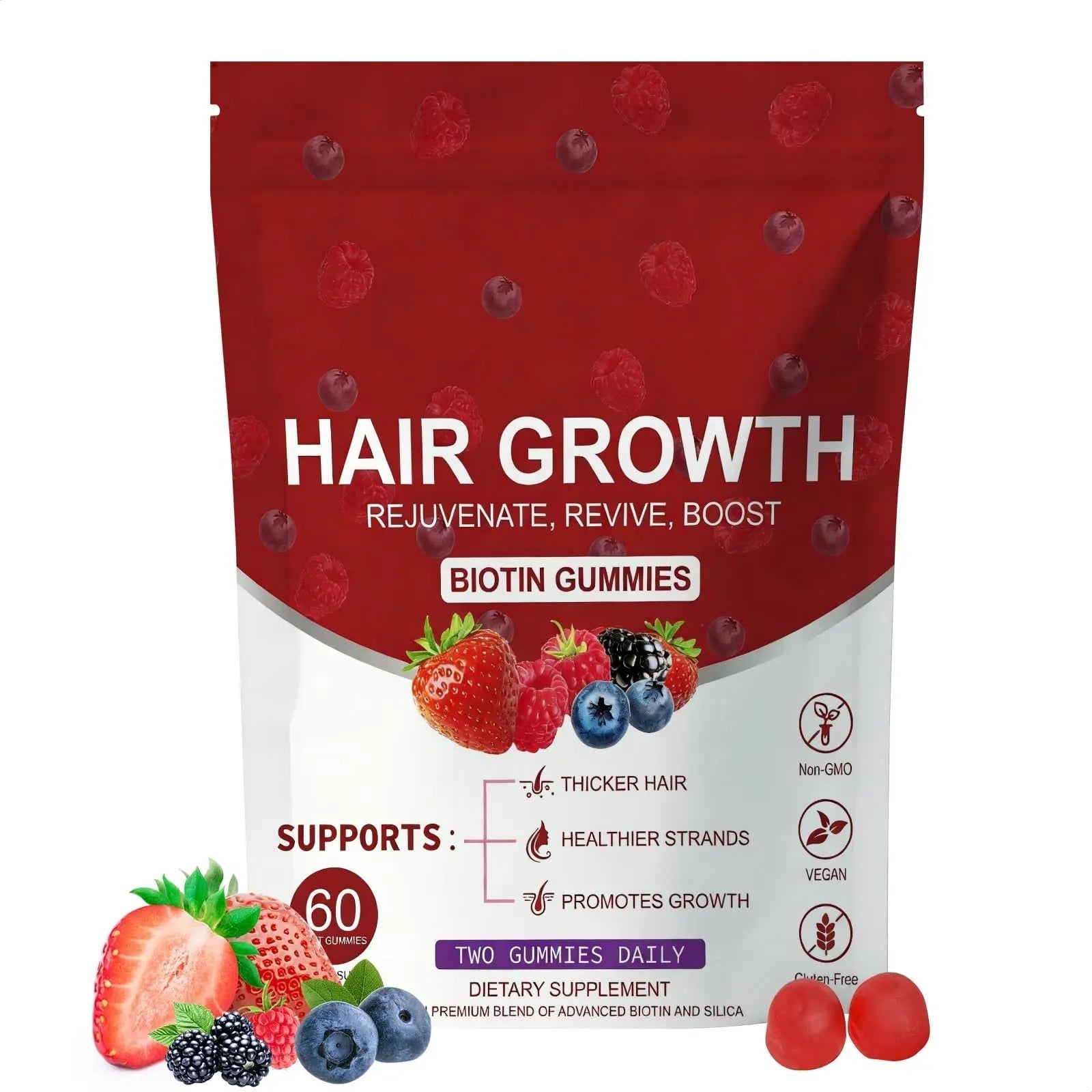 LUIMOLL Lumin Hair Growth Gummies – Daily Hair Nourishment with Biotin, Collagen & Botanical Extracts – Supports Thicker, Stronger & Healthier-Looking Hair LUIMOLLAu supplements