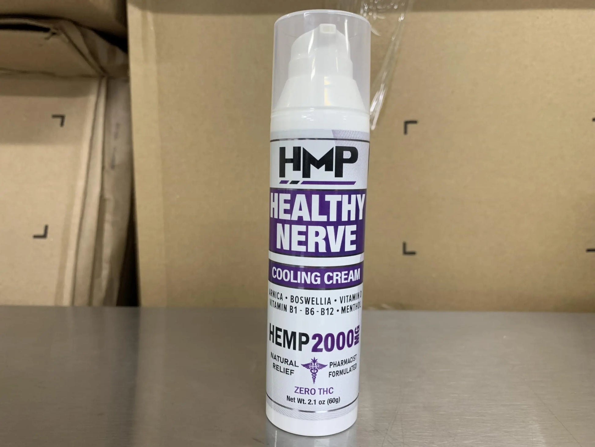 HMP BRANDS Neuropathy Cream Nerve Hemp Cream 2000mg Maximum Strength for Feet, Hands, Legs, Toes, Back. Natural Arnica, Vitamin D3 B1 B6 B12 w Menthol, Made in USA 2.1oz HMP BRANDSAu supplements