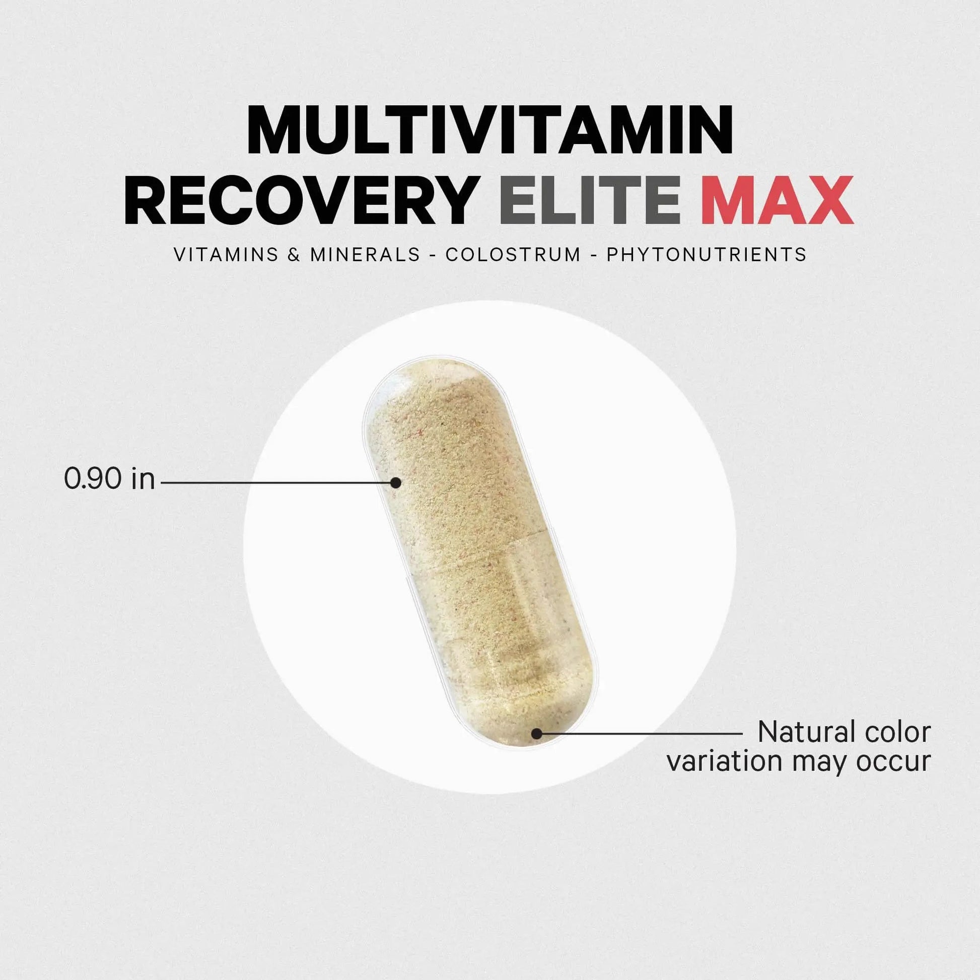 Codeage Multivitamin Recovery Elite Max Supplement - Vitamins A, C, D, E, B-Complex, Essential Minerals, Antioxidants, Colostrum CodeageAu supplements