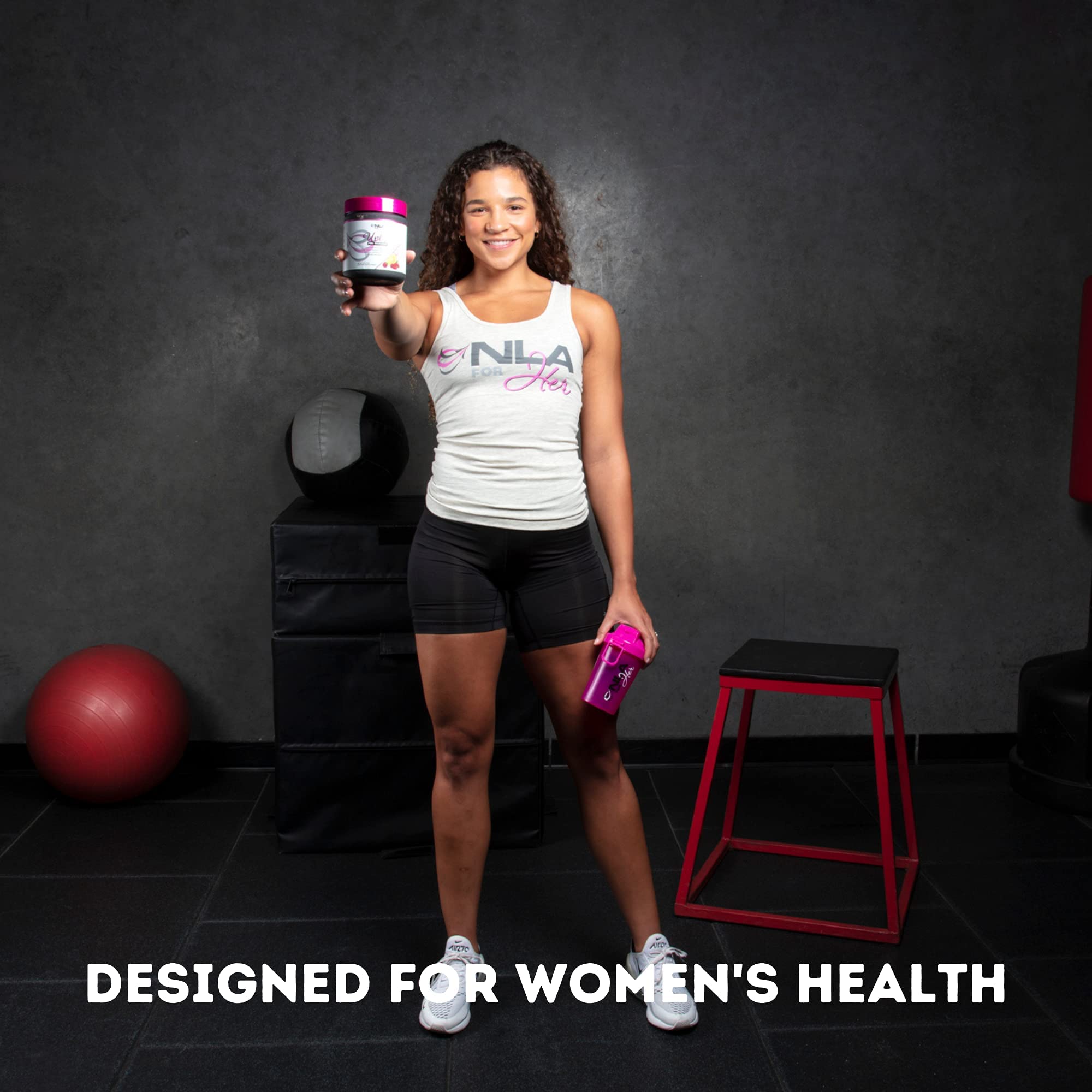 NLA for Her Pre/Intra Workout Stack (Includes Her Thermogenic Amino Georgia Peach NLA for HerAu supplements