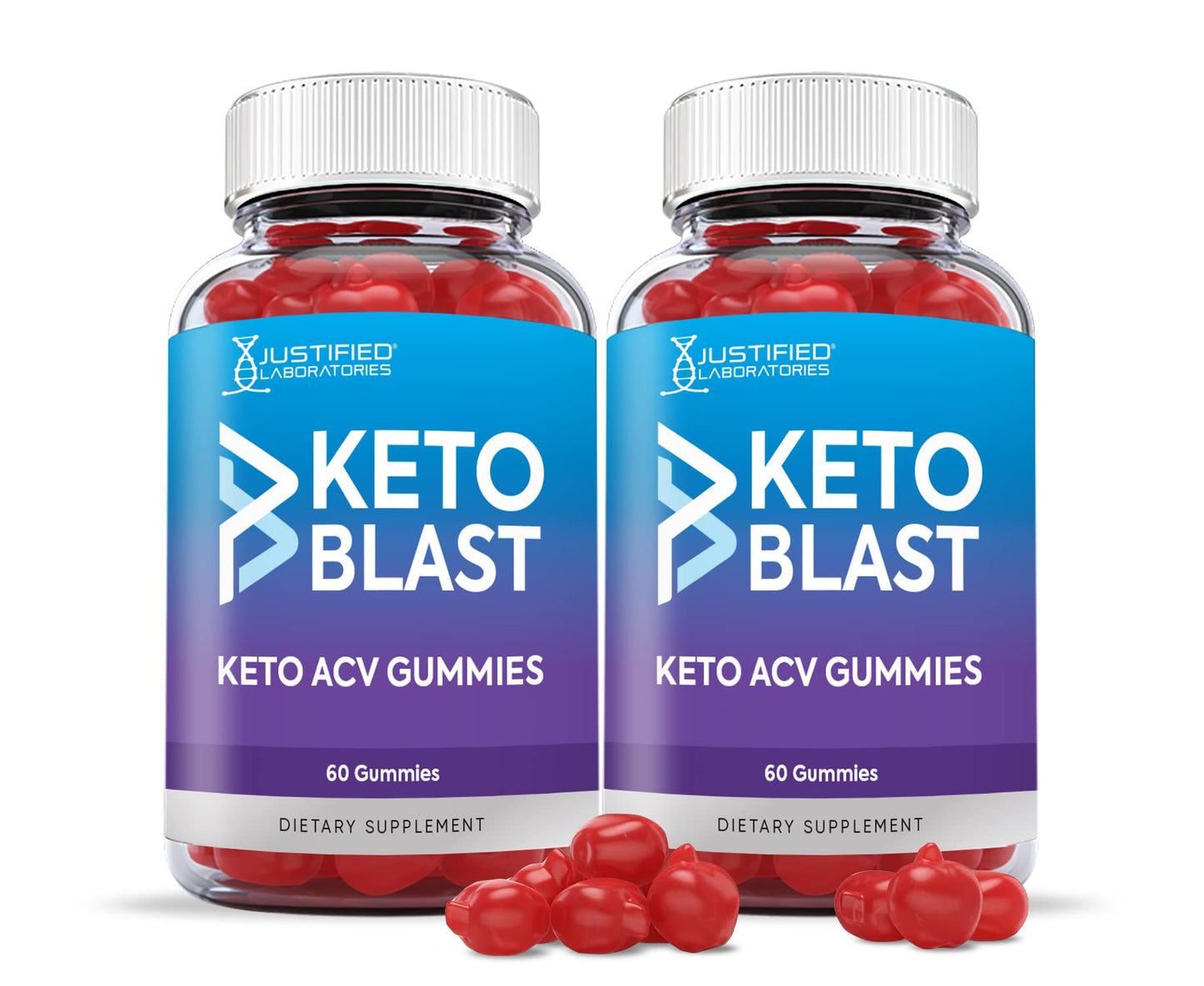 Justified Laboratories (2 Pack) Keto Blast Gummies 1000MG ACV with Pomegranate Juice Justified LaboratoriesUS supplements