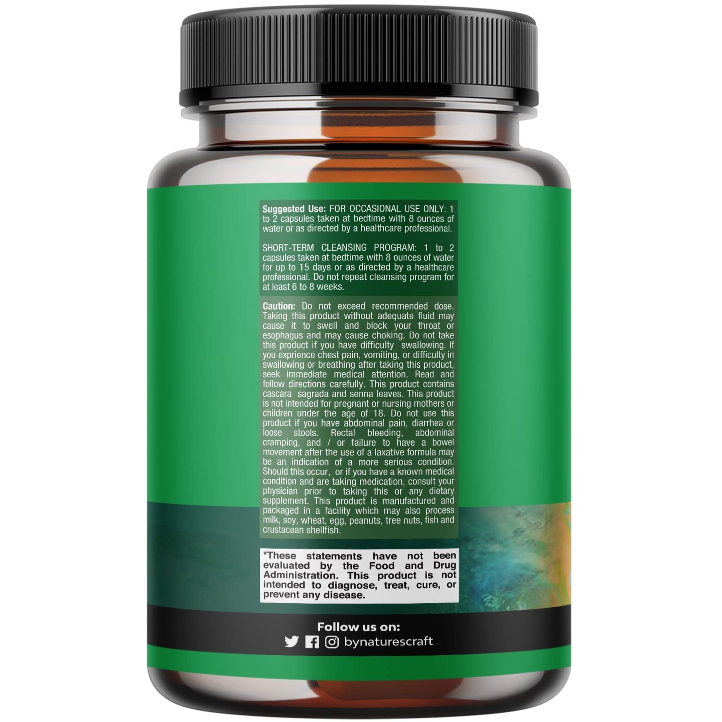 Herbal Laxative Capsules with Probiotics – Natural Laxative Pills to Cleanse Colon and Support Natures CraftUS supplements