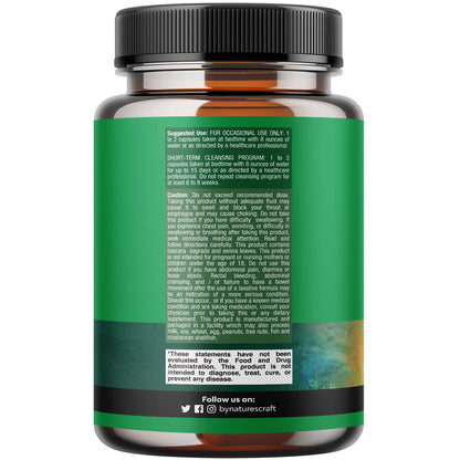 Herbal Laxative Capsules with Probiotics – Natural Laxative Pills to Cleanse Colon and Support Natures CraftUS supplements