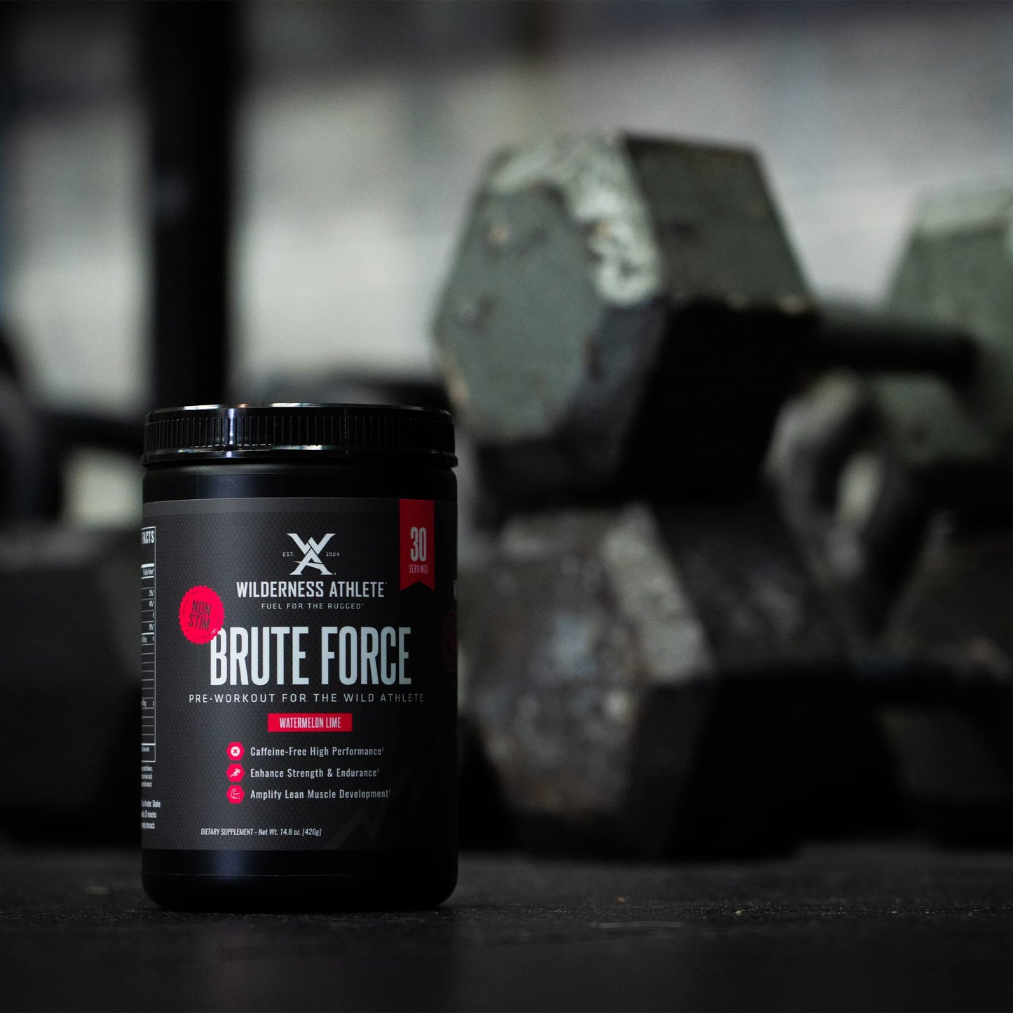 Wilderness Athlete - Brute Force (Caffeine Free Preworkout) | Stim Free Pre Workout Energy Wilderness AthleteUS supplements
