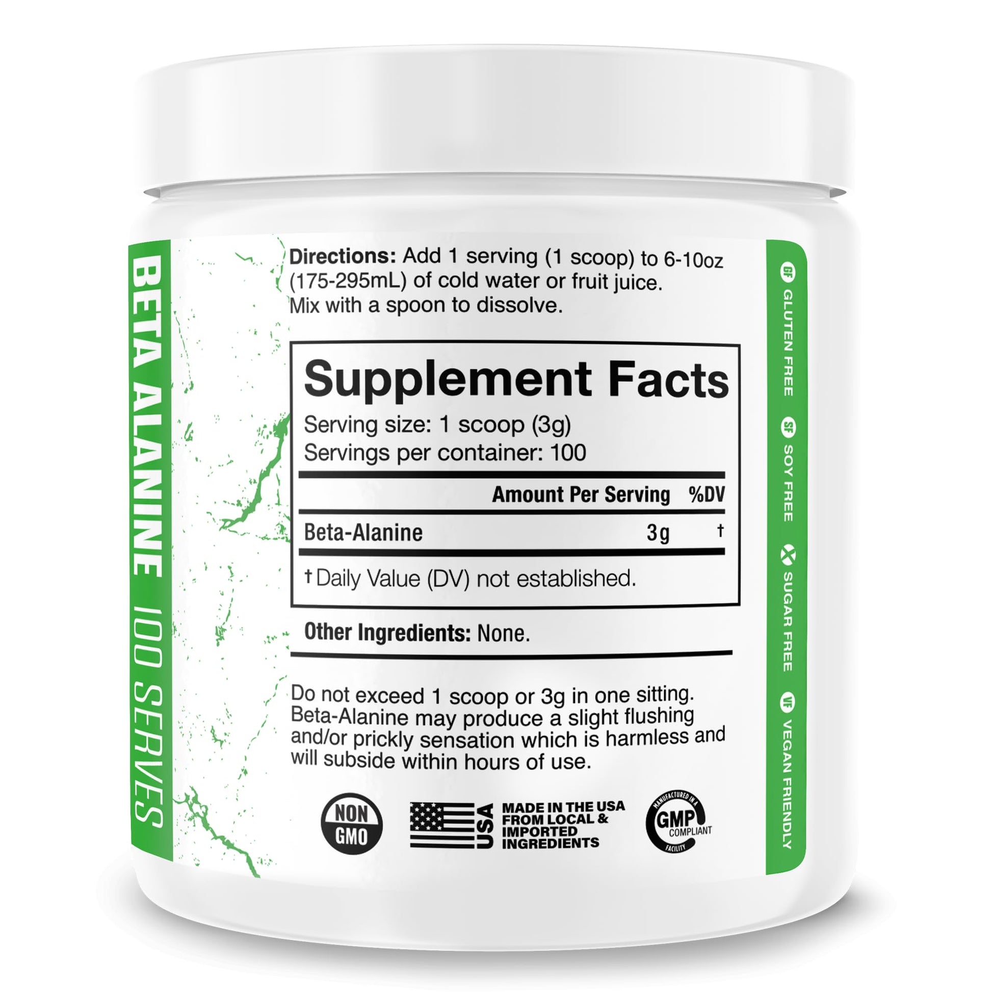 JNX SPORTS The Curse! Beta Alanine Powder - Unflavored, 100 Servings, 3g per Serving JNX SPORTSAu supplements