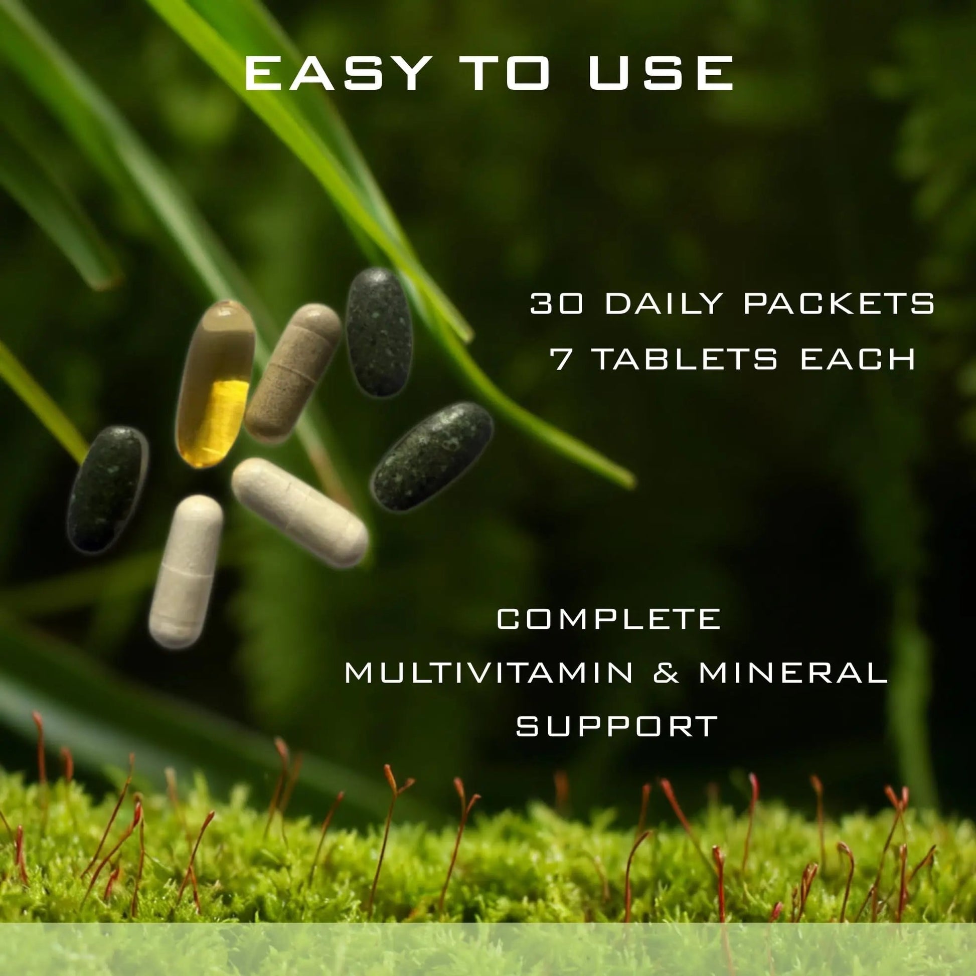 Nature’s Aid Women’s 7-30 Daily Multivitamin Packs for Energy, Focus & Performance Support | Natural Complete Vitamin Nature's Aid Holistic WellnessAu supplements