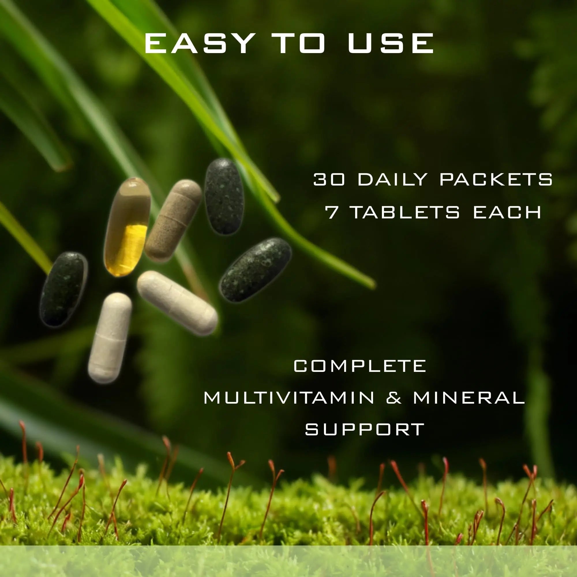 Nature’s Aid Women’s 7-30 Daily Multivitamin Packs for Energy, Focus & Performance Support | Natural Complete Vitamin Nature's Aid Holistic WellnessAu supplements