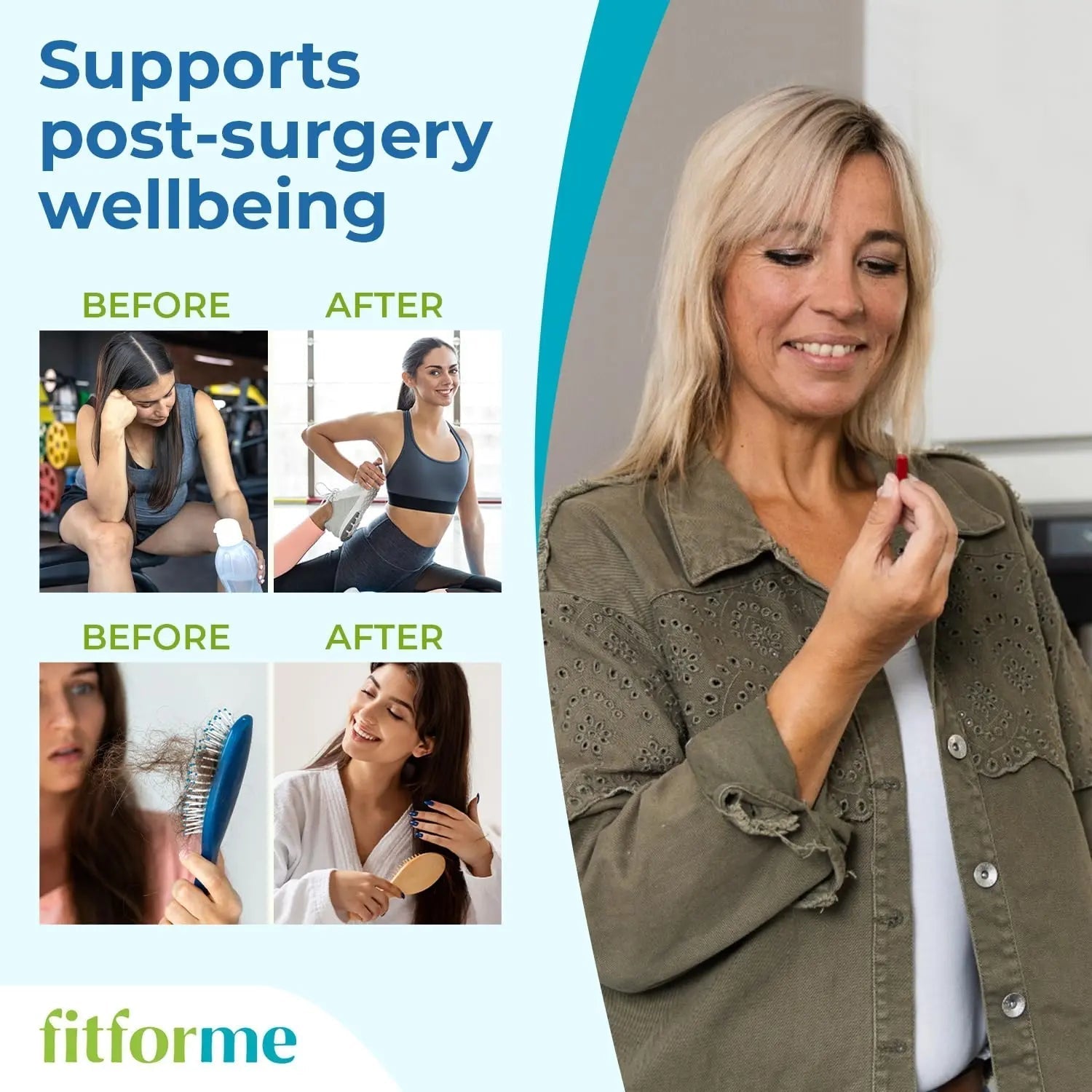 FitForMe Bariatric Multivitamin, Tailored for Gastric Sleeve Surgery – One-a-Day Capsule, 30-Day Supply, Easy-to-Swallow WLS Optimum Capsule FitForMeAu supplements