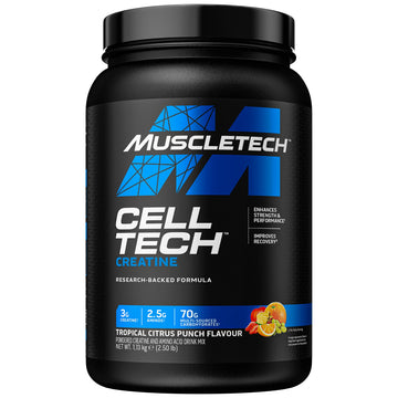 MuscleTech CellTech Creatine Monohydrate Powder, Post Workout Recovery Drink MuscletechUS supplements