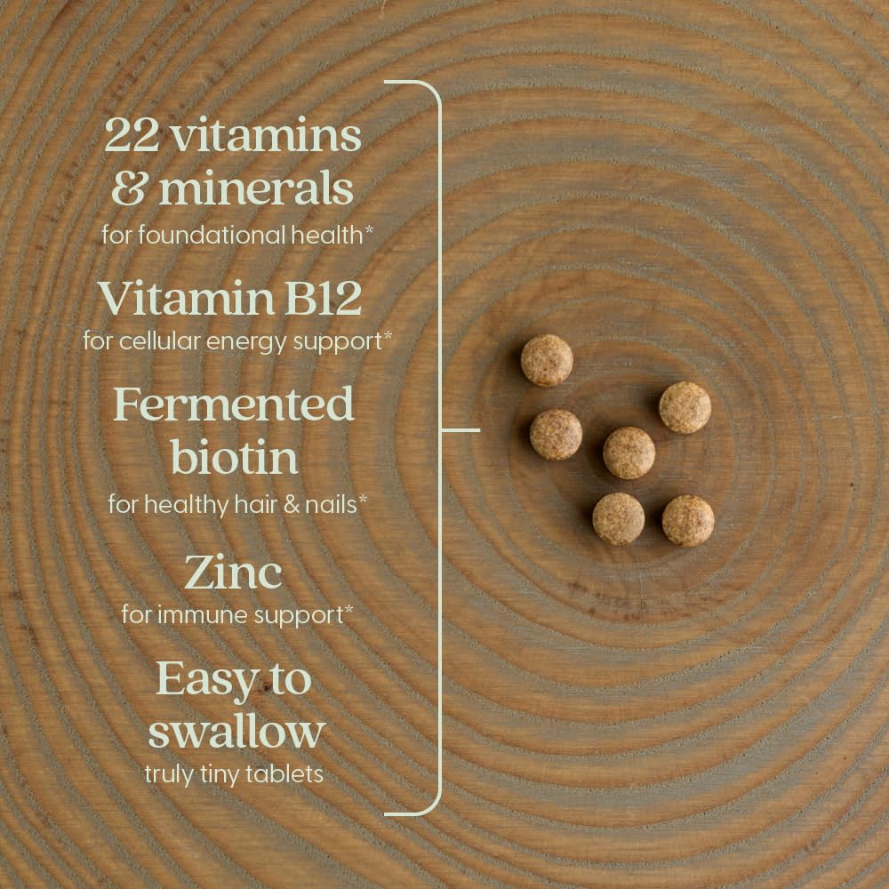 New Chapter Tiny Tabs Multivitamin with 20+ Nutrients for Immune, Cellular Energy & Stress Support, Including Vitamin D3 + B Vitamins, 192 Count New ChapterAu supplements