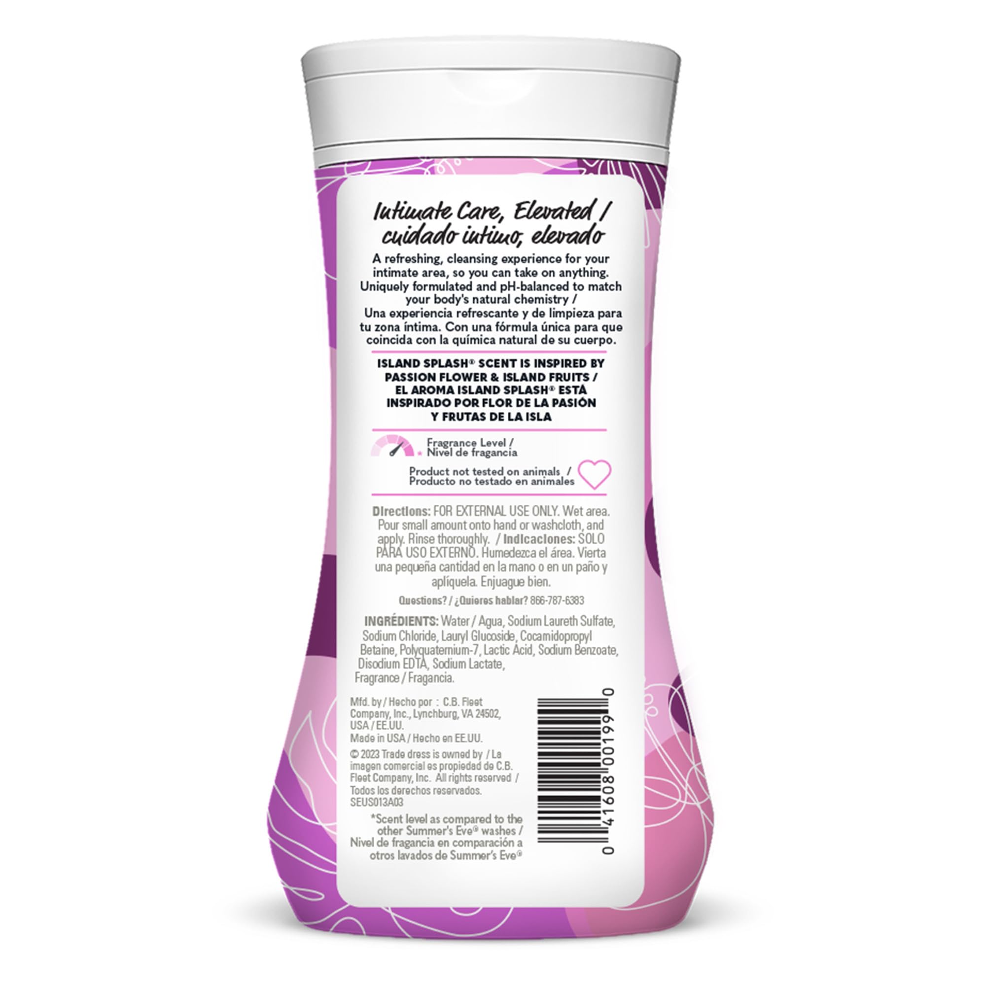 Summer's Eve Island Splash Refreshing Daily All Over Feminine Body Wash, Removes Odor Summer's EveAu supplements