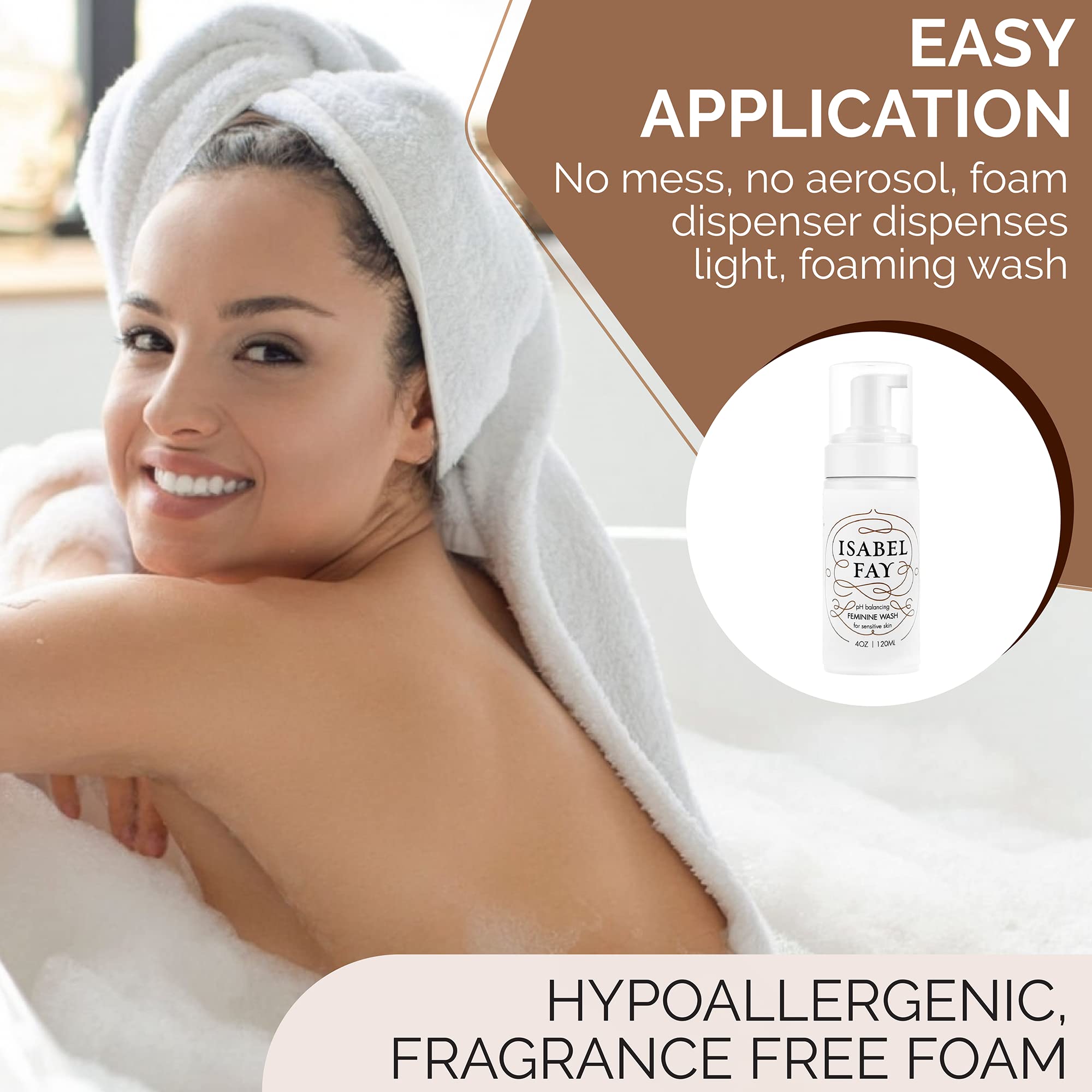 Isabel Fay ph Balanced Feminine Intimate Foam Wash gentle and safe for sensitive skin Isabel FayAu supplements