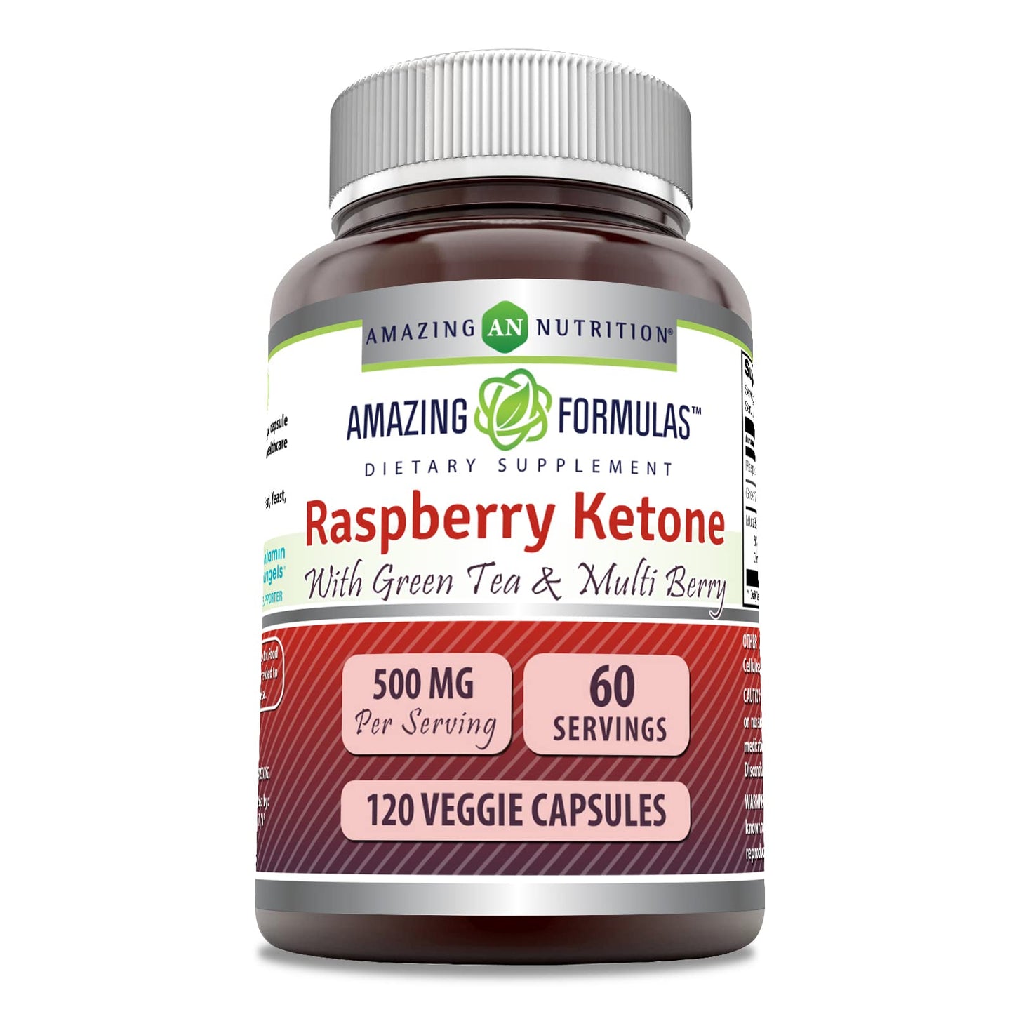 Amazing Formulas Raspberry Ketone with Green Tea Extract & Multi Berry Complex Amazing NutritionUS supplements