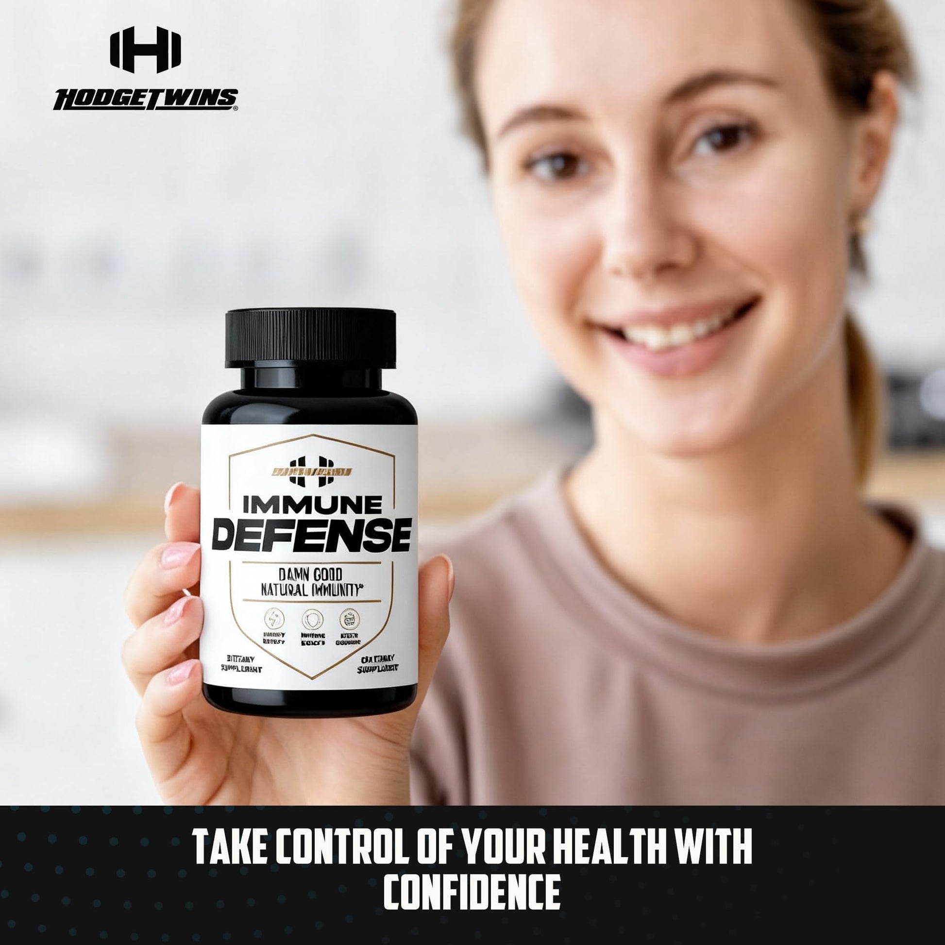 DAMN GOOD The Hodge Twins Immune Defense Supplement (60 Capsules) – Sea Moss Blend Capsules for Everyday Balance, Digestive Support, and Whole-Body Wellness with Vitamins, Minerals, and Botanicals DAMN GOODAu supplements