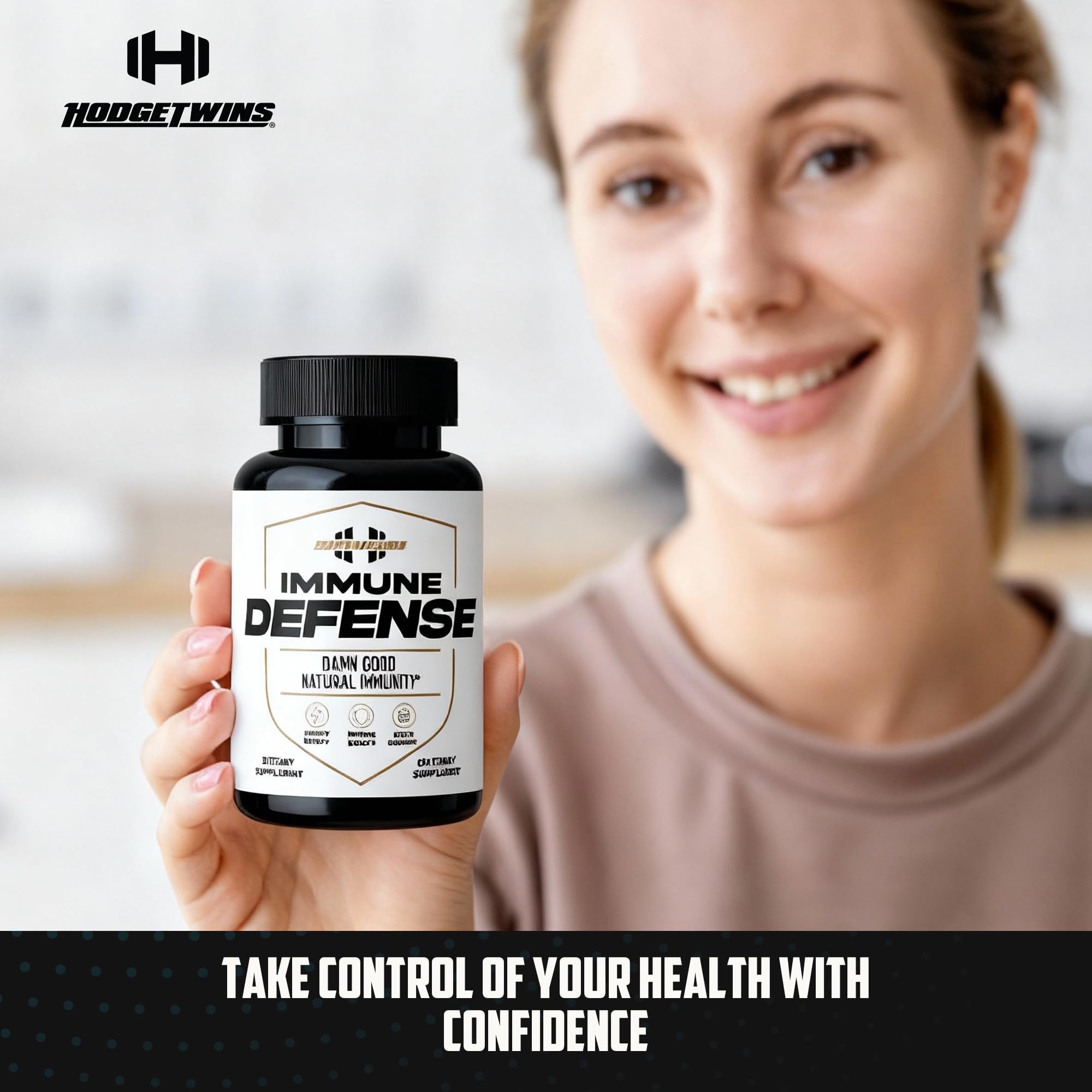 DAMN GOOD The Hodge Twins Immune Defense Supplement (60 Capsules) – Sea Moss Blend Capsules for Everyday Balance, Digestive Support, and Whole-Body Wellness with Vitamins, Minerals, and Botanicals DAMN GOODAu supplements