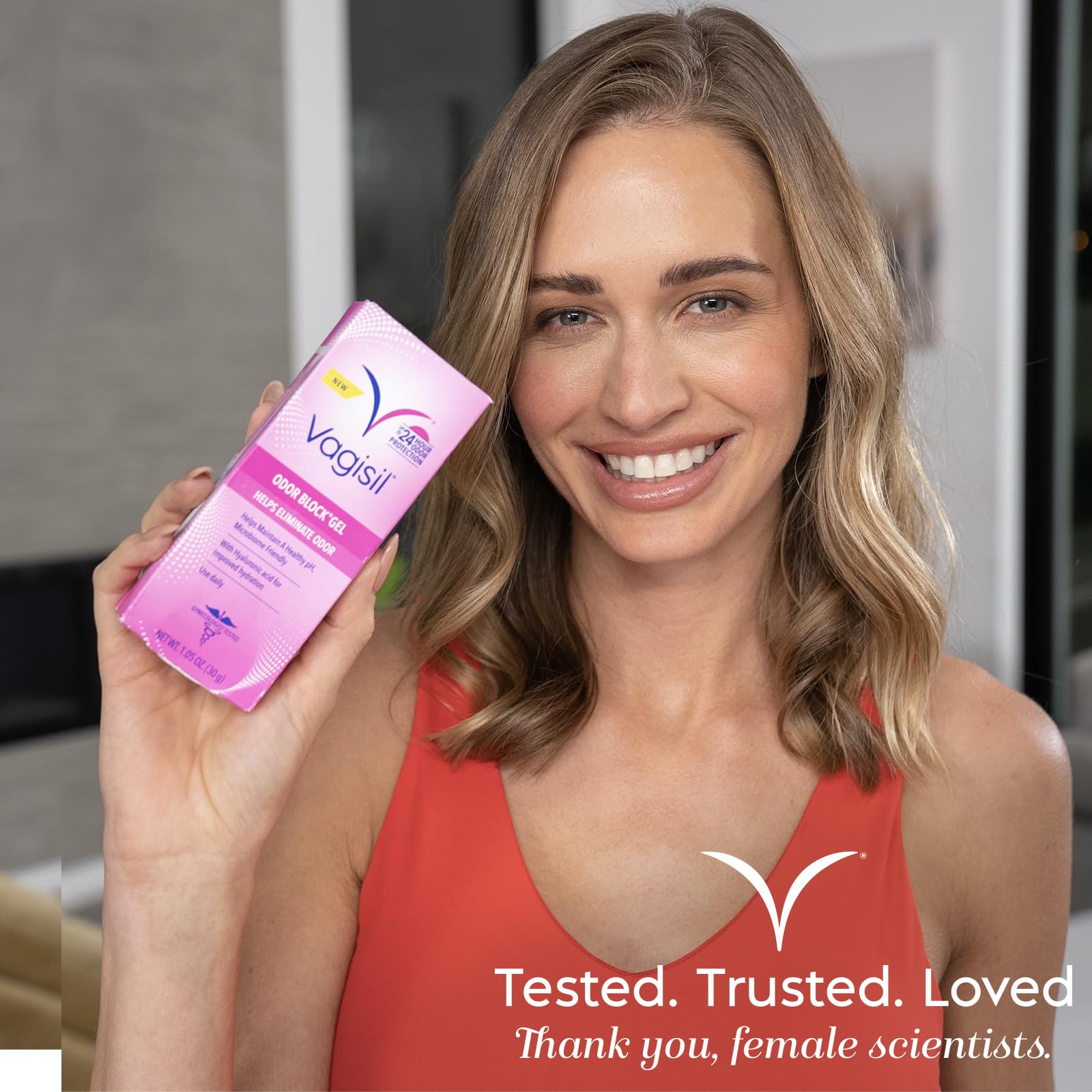 Vagisil Odor Block Gel with Hyaluronic Acid for Vaginal Health, Gynecologist Tested VagisilAu supplements