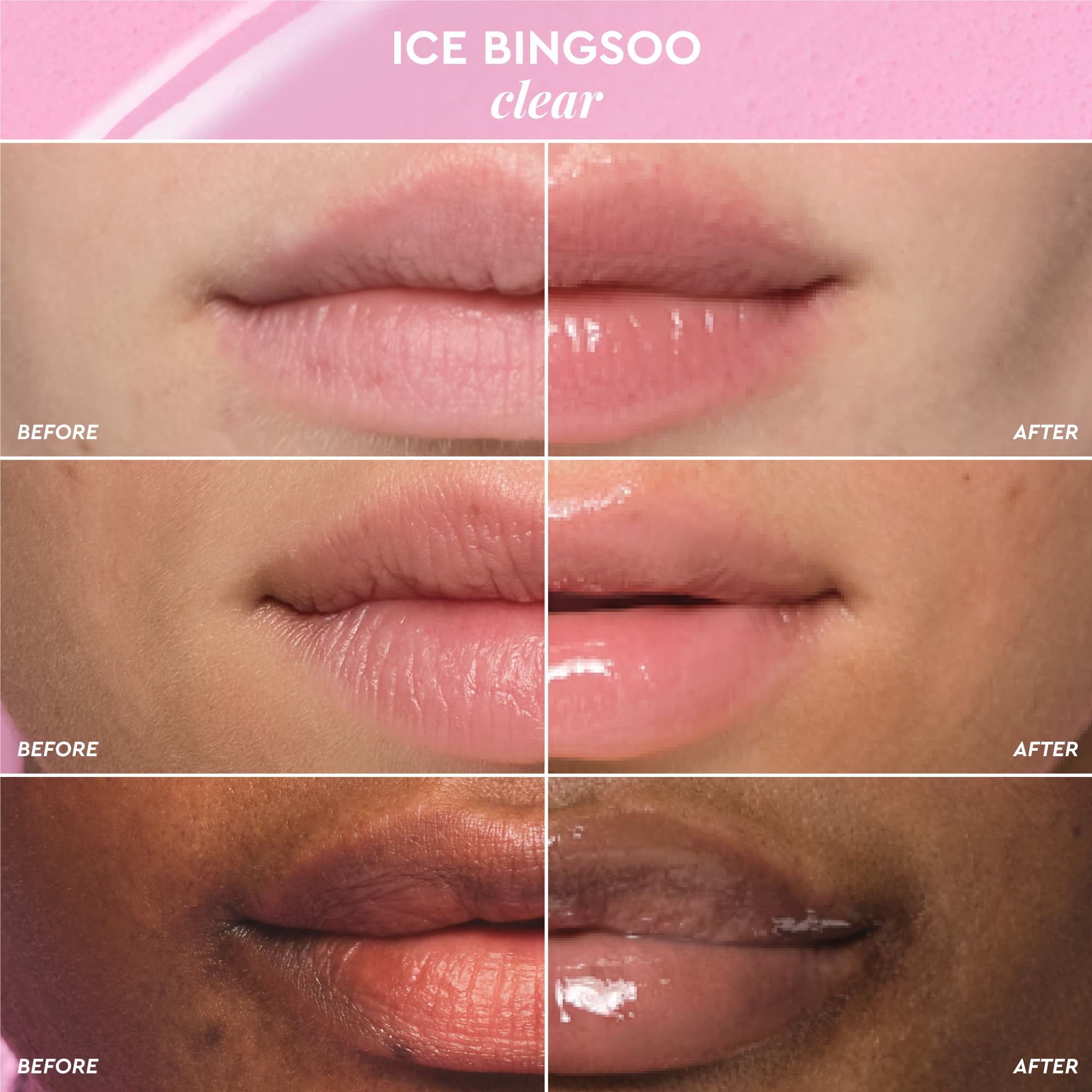 Glow Recipe Glass Balm Lip Treatment - 12Hr Hydrating Lip Balm & Moisturizer with Hyaluronic Acid to Smooth, Plump & Protect from Dryness, High Shine Finish - Clear Tint, Ice Bingsoo (15 ml) Glow RecipeAu supplements