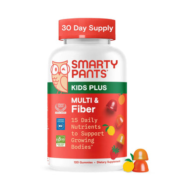 SmartyPants Kids Multivitamin & Fiber Gummies: Prebiotic Fiber to Support Kids Digestion with Vitamin D3, C, Vitamin B12, B6, A, Zinc SmartyPantsAu supplements
