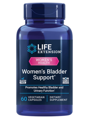 Life Extension Women's Bladder Support – for Bladder Health and Normal Urinary Frequency – Horsetail, Lindera and Three-Leaf Caper Extracts – Non-GMO – Gluten Free — 60 Vegetarian Capsules Life ExtensionAu supplements
