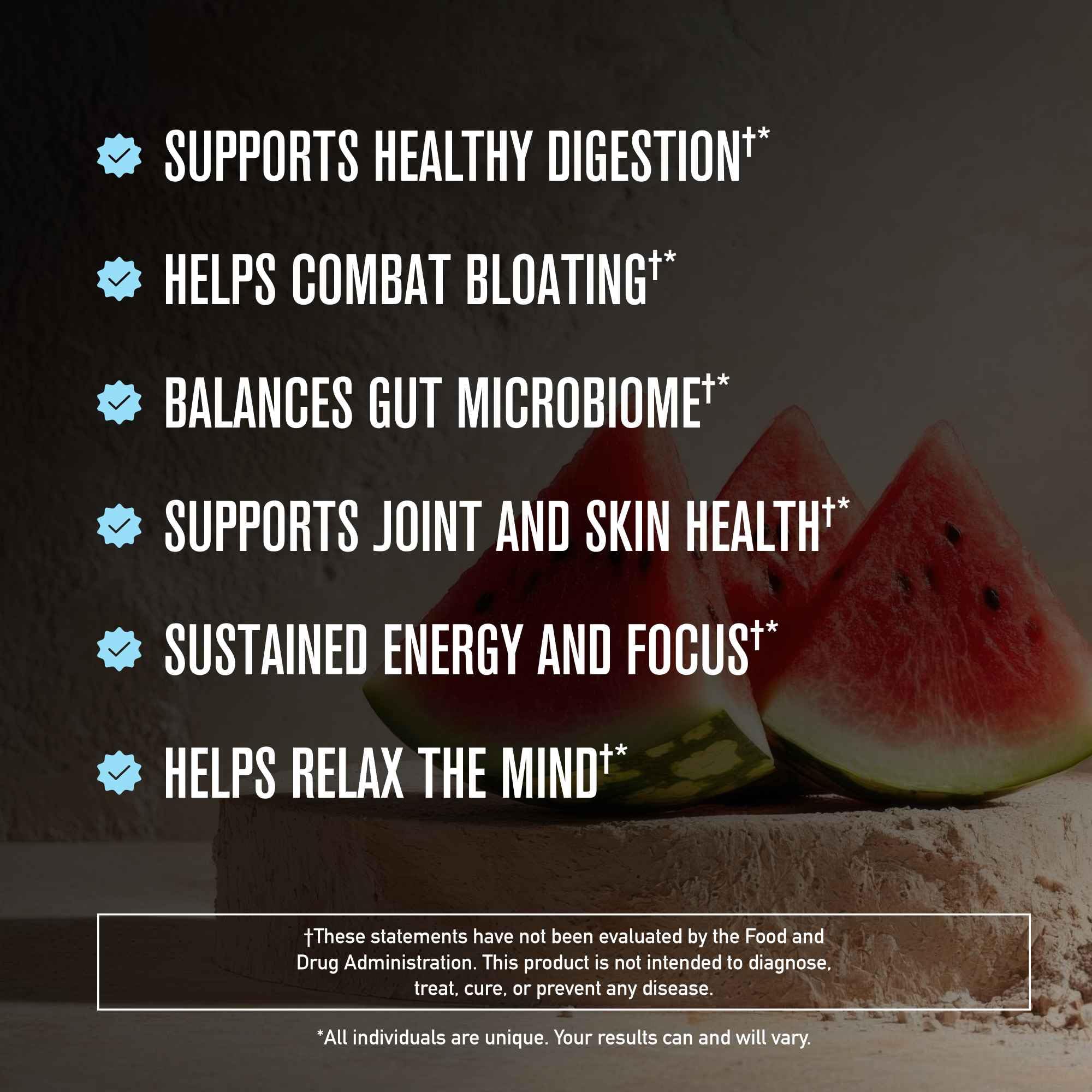 ROUNDHOUSE PROVISION Morning Kick by Chuck Norris - Watermelon Mint Flavor - Greens Superfood Powder with Probiotics, Collagen Peptides & Ashwagandha to Help Support Gut & Joint Health, 3 Pack ROUNDHOUSE PROVISIONAu supplements