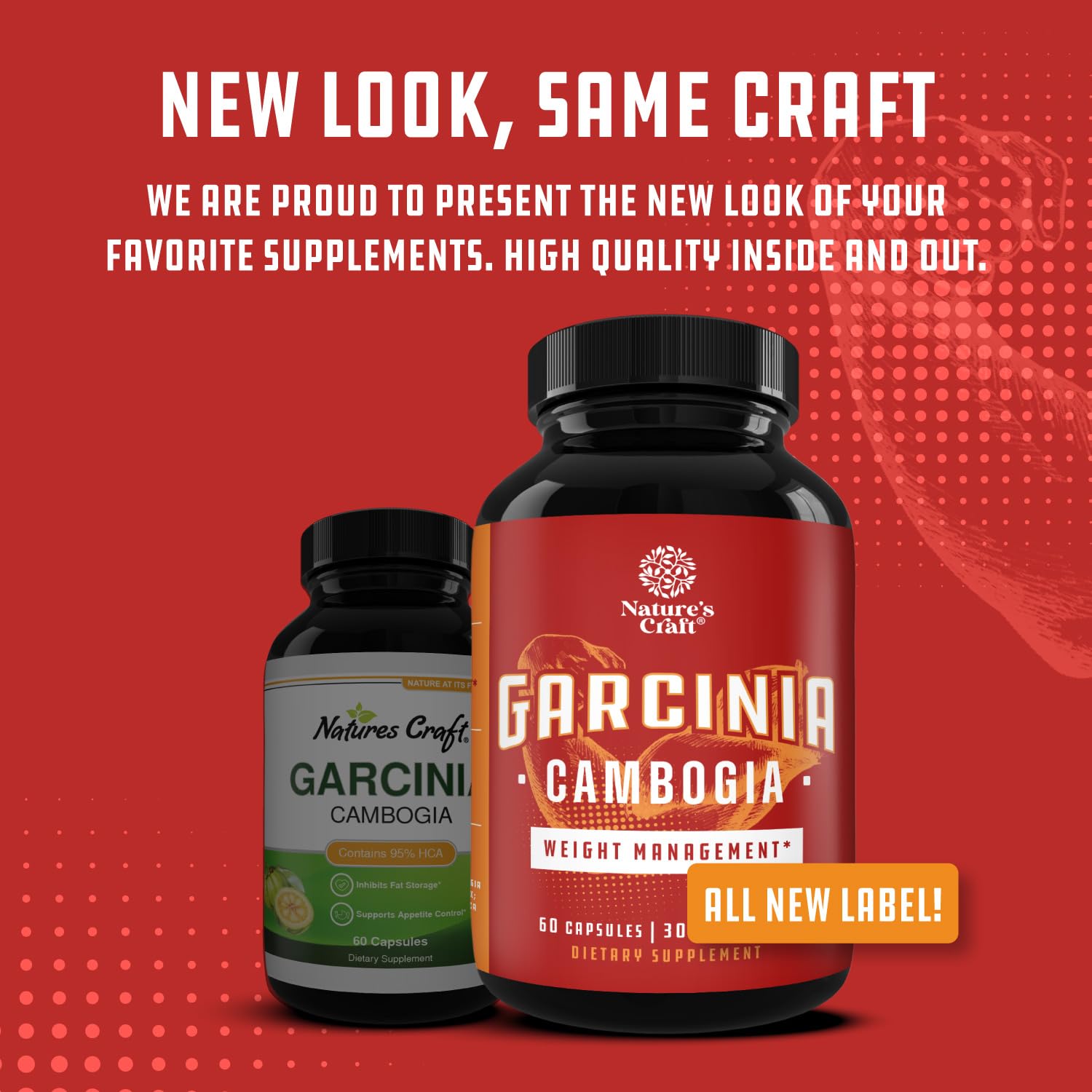 95% HCA Pure Garcinia Cambogia Extract - Blocks Carb Absorption - Suppresses Appetite Natures CraftAu supplements