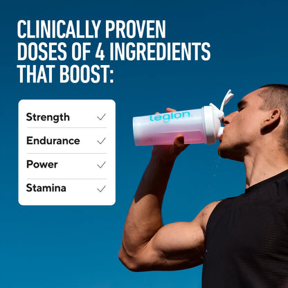 LEGION Pulse Pre Workout Supplement - All Natural Nitric Oxide Preworkout Drink to Boost Energy, Creatine Free, Naturally Sweetened, LEGIONUS supplements
