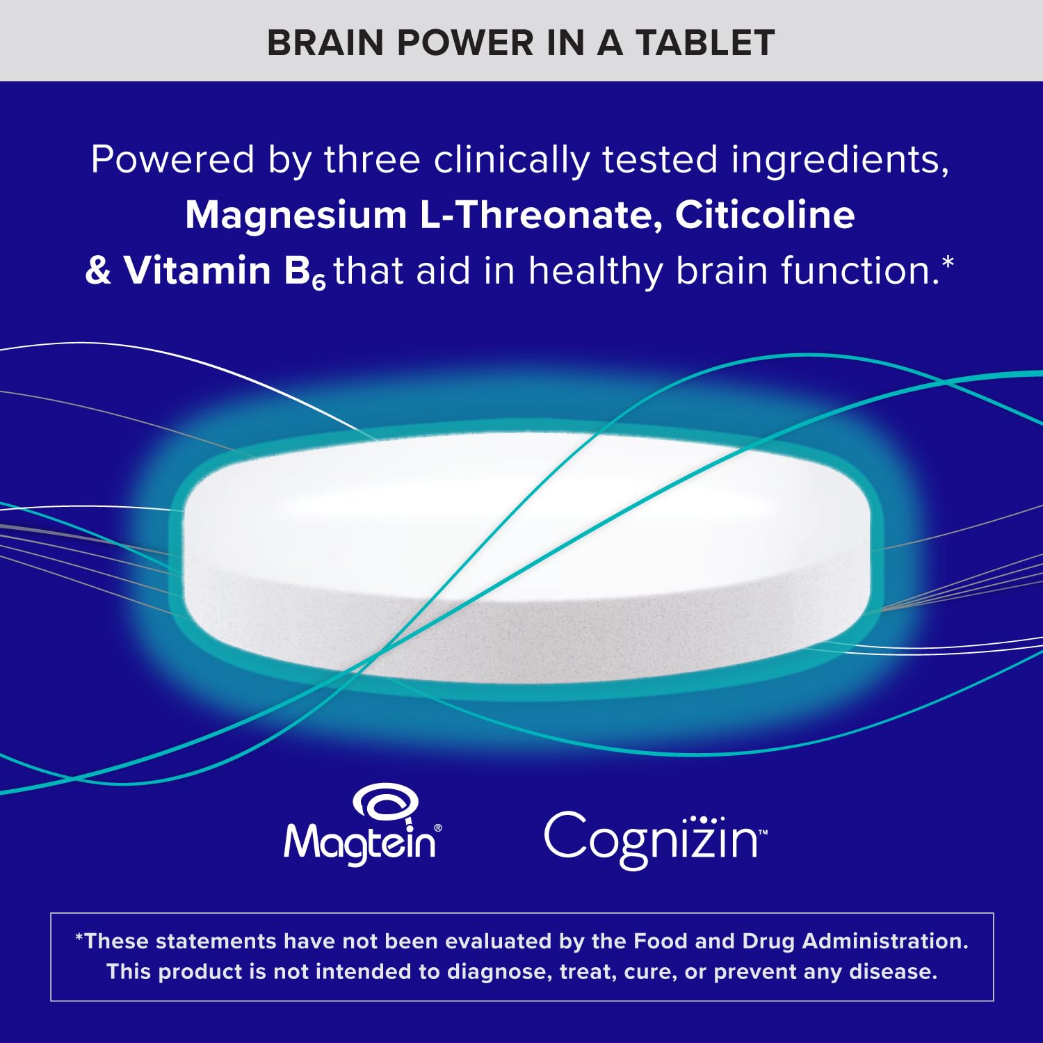 Qunol Brain Health Memory Plus with B6, Magnesium L-Threonate & Citicoline, Clinically Tested Ingredients to Improve Memory, Focus, Attention and Productivity, 90 Count QunolAu supplements