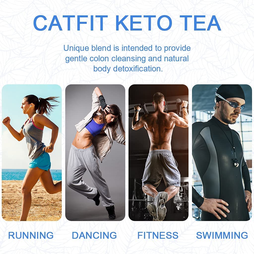 Catfit Keto Detox Tea for Belly Fat and Colon Cleanse - All Natural Detox and Cleanse CatfitAu supplements